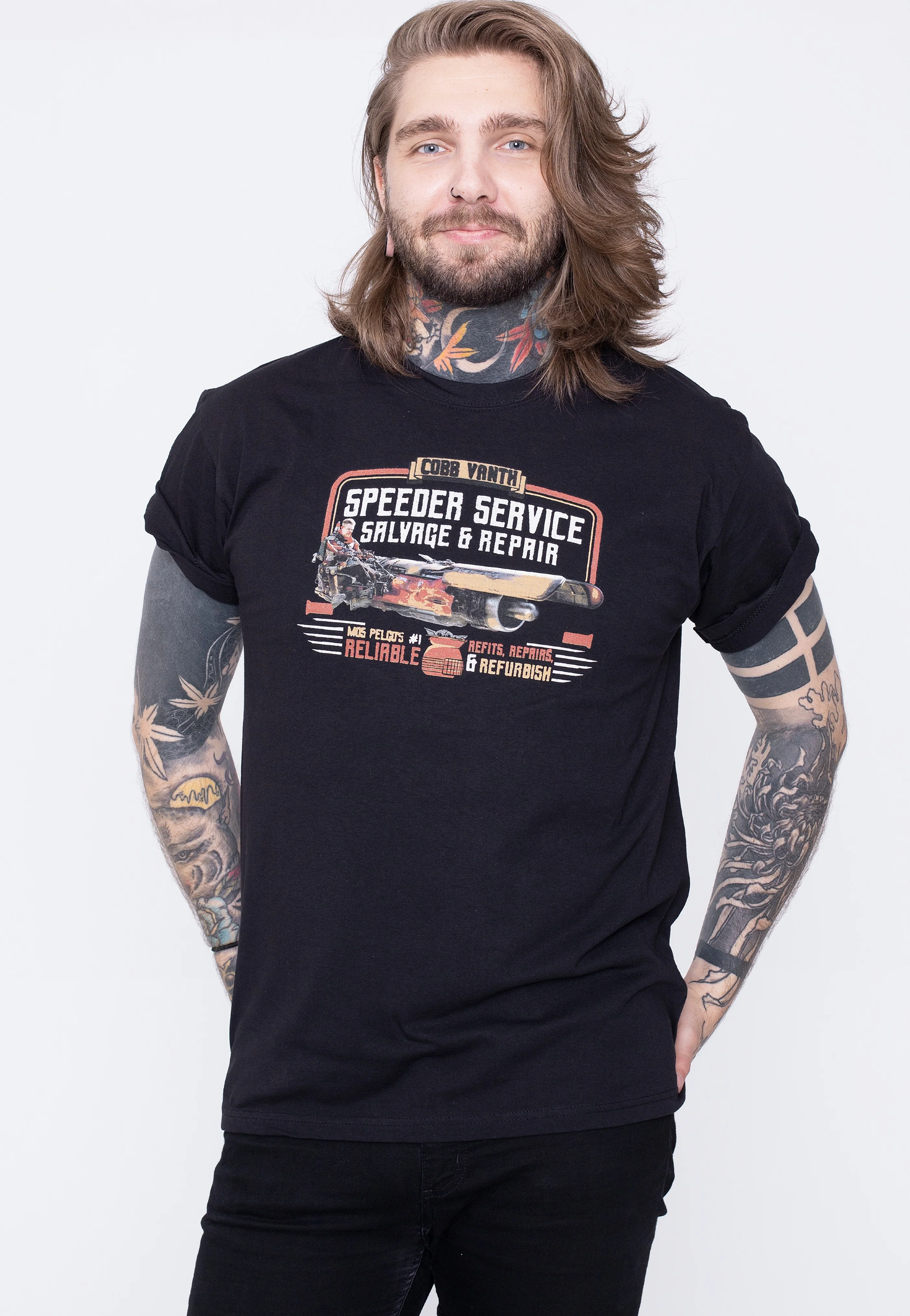 The Mandalorian - Vanth Speeder Service - T-Shirt - Image 3