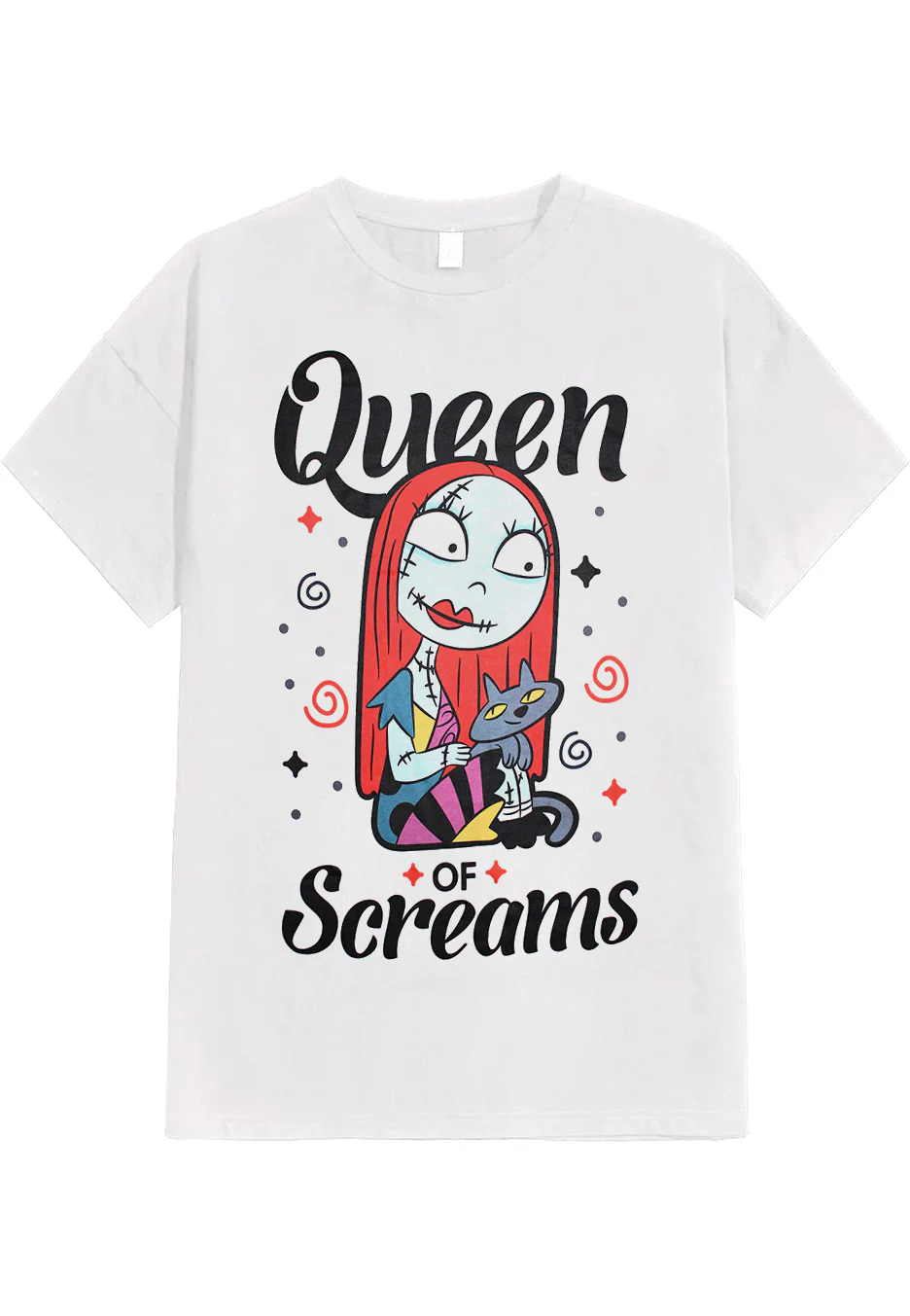 The Nightmare Before Christmas - Queen Of Screams White - T-Shirt - Image 6