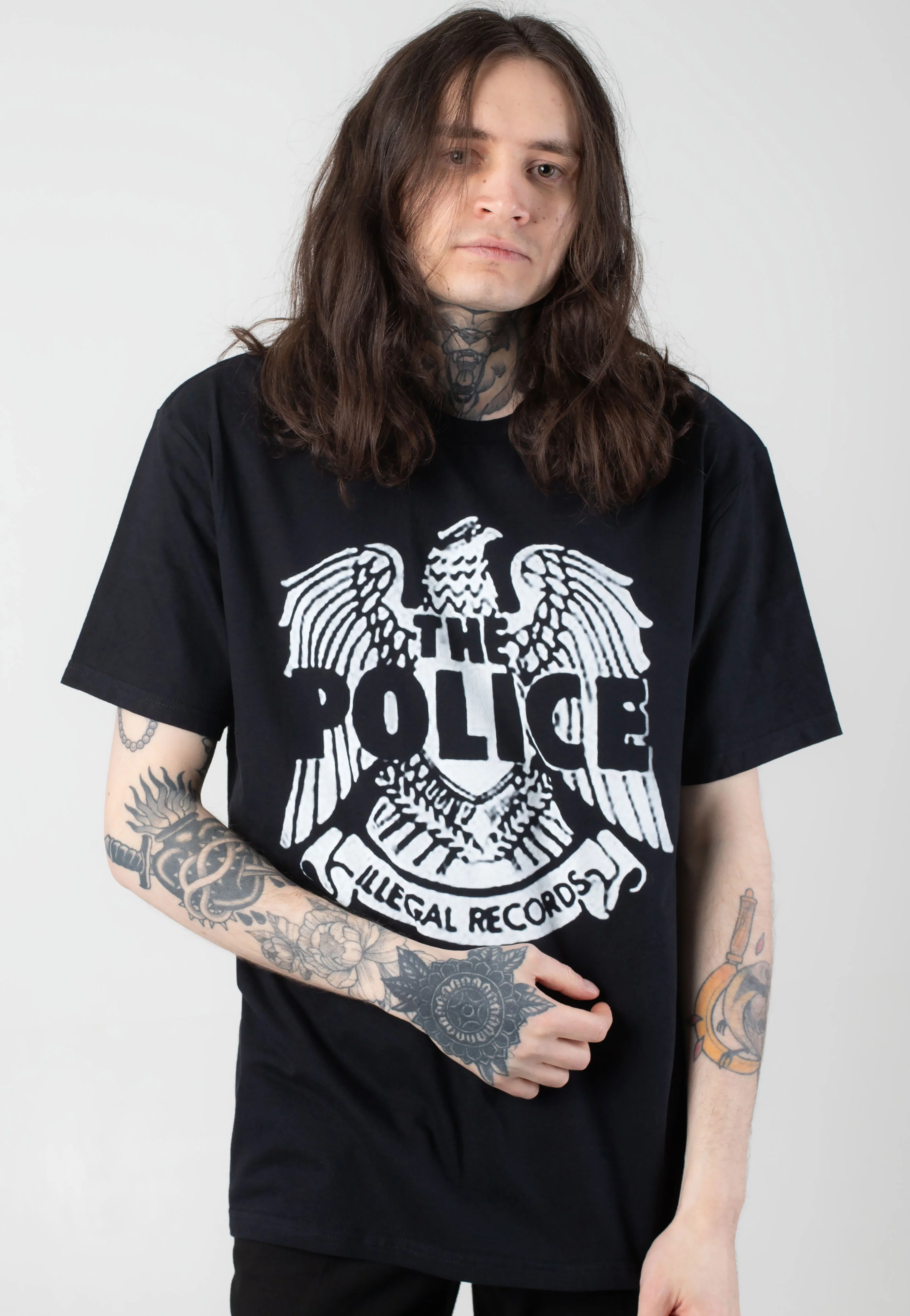 The Police - Illegal Records Eagle - T-Shirt - Image 3