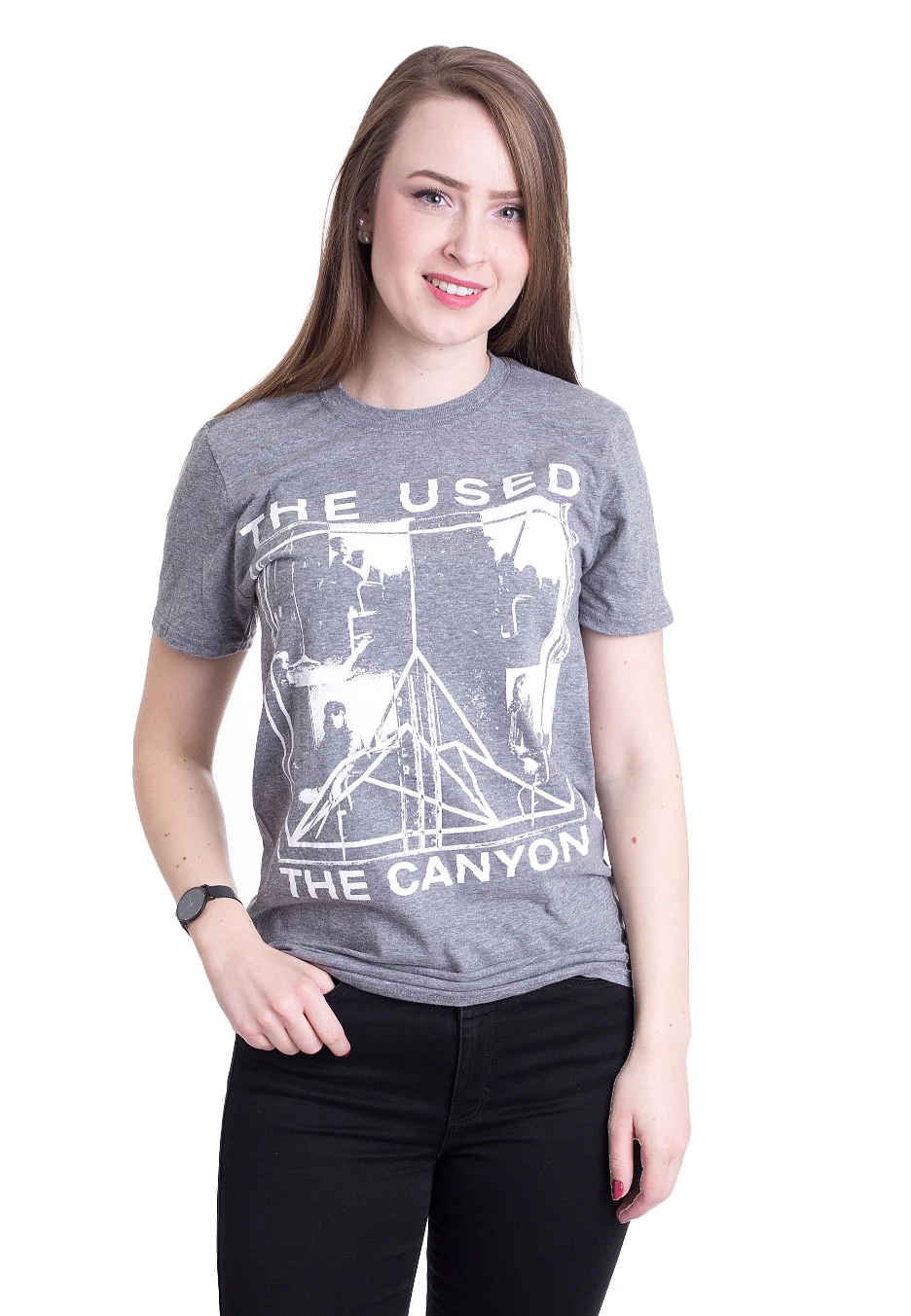 The Used - Band Photo Dark Heather - T-Shirt - Image 3