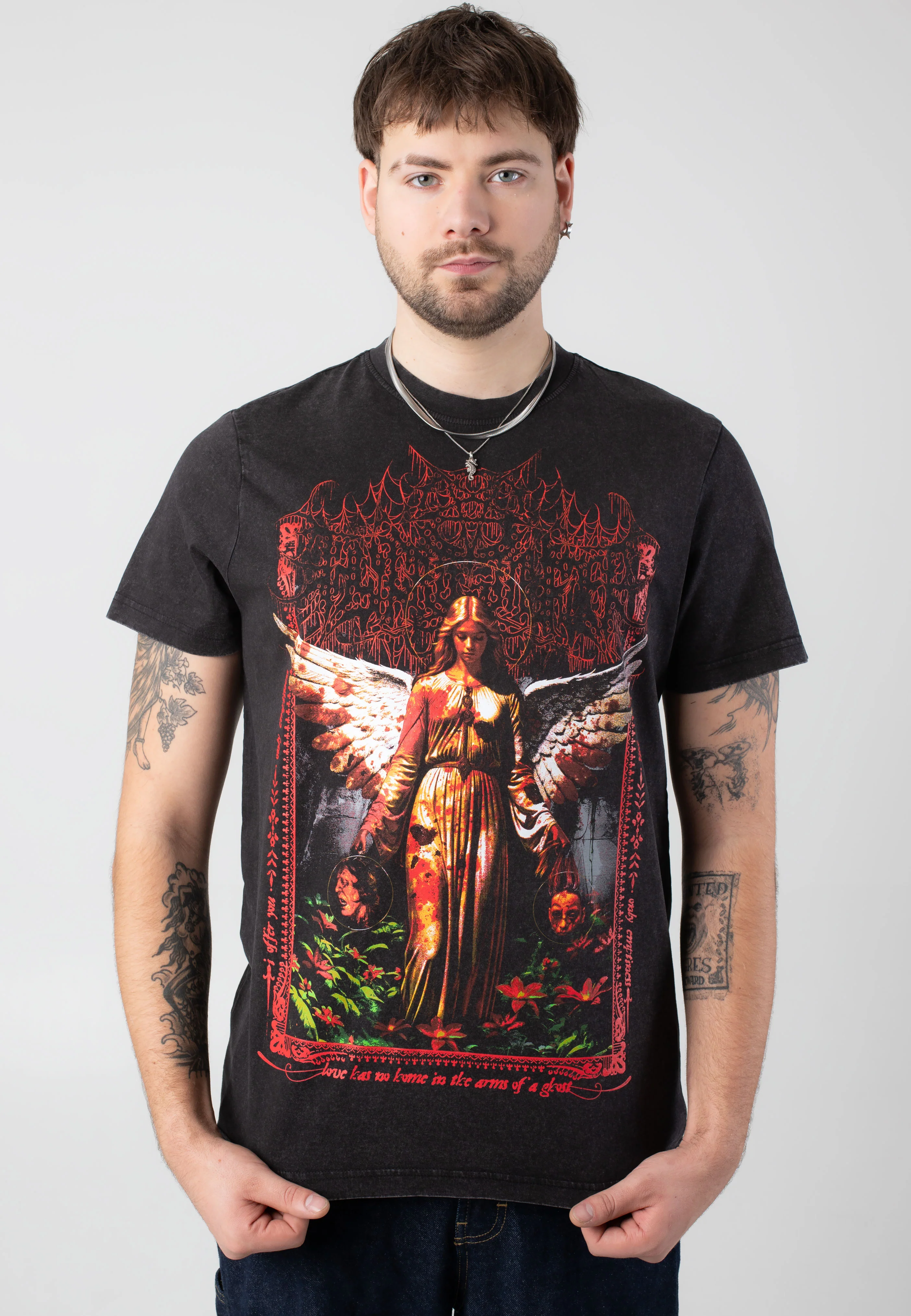 Thy Art Is Murder - Angel Acid Washed - T-Shirt - Image 3
