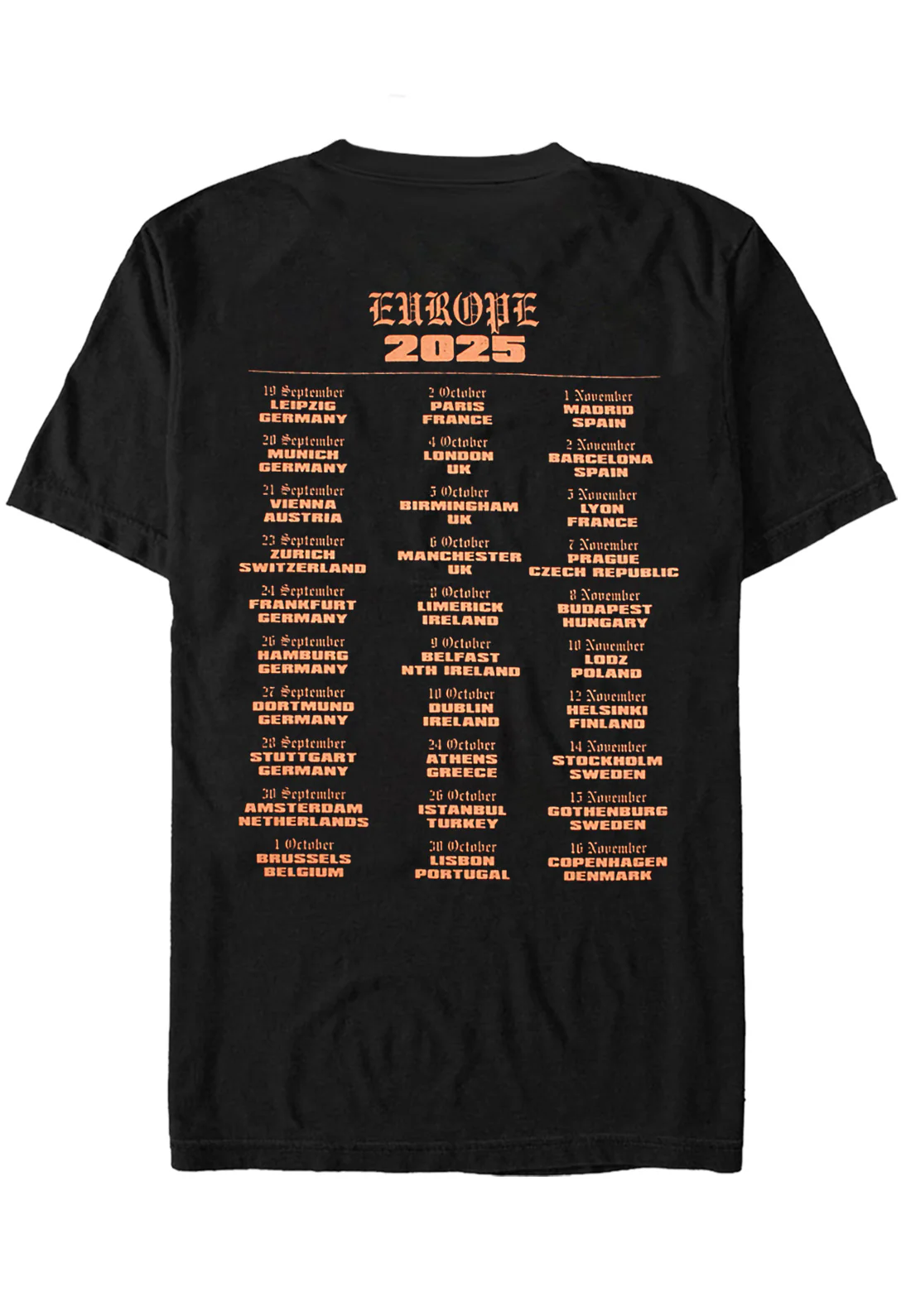 Thy Art Is Murder - Dragons Tour 2025 - T-Shirt - Image 2