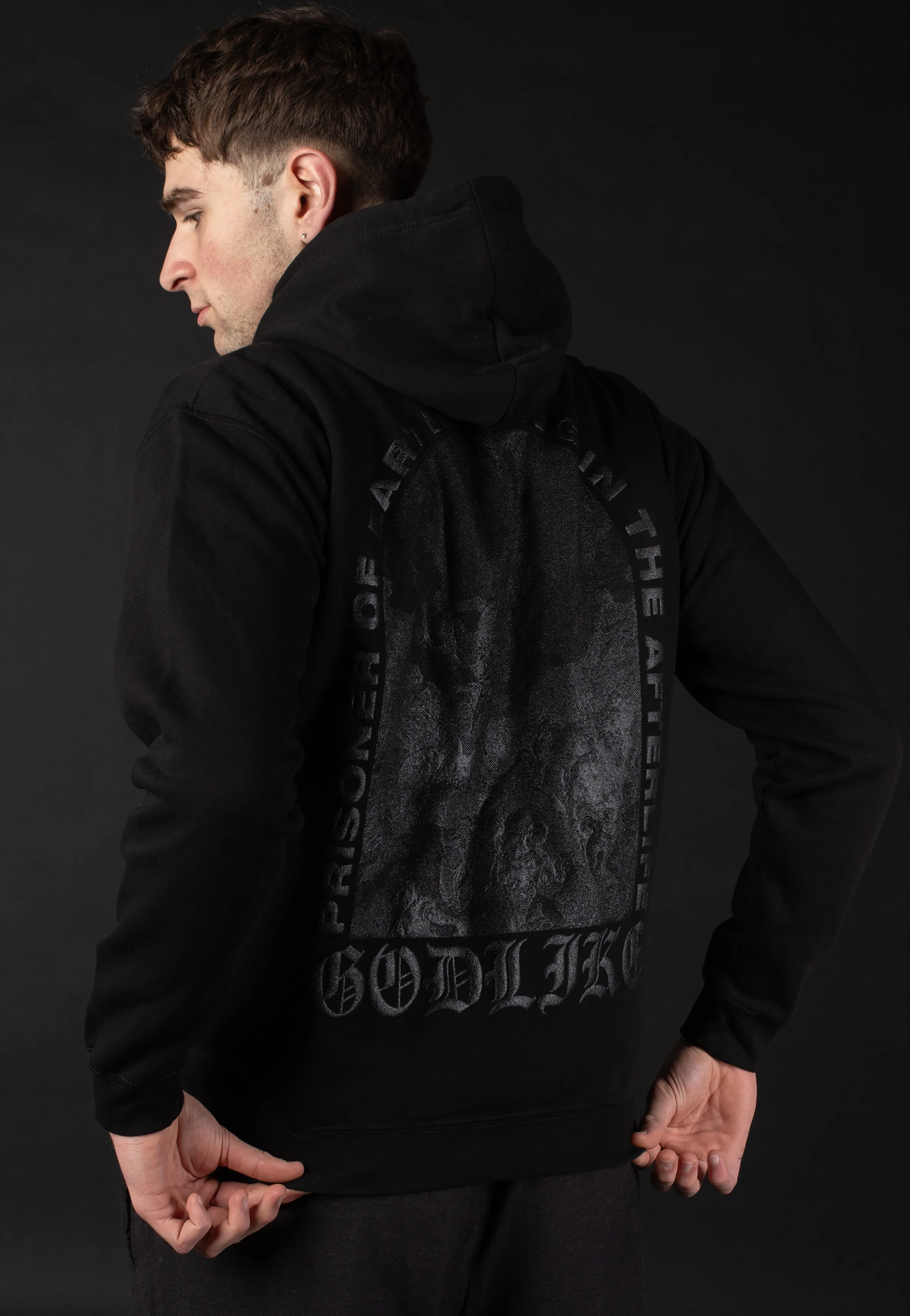 Thy Art Is Murder - Prisoner of Earth Limited Black On Black - Hoodie - Image 4