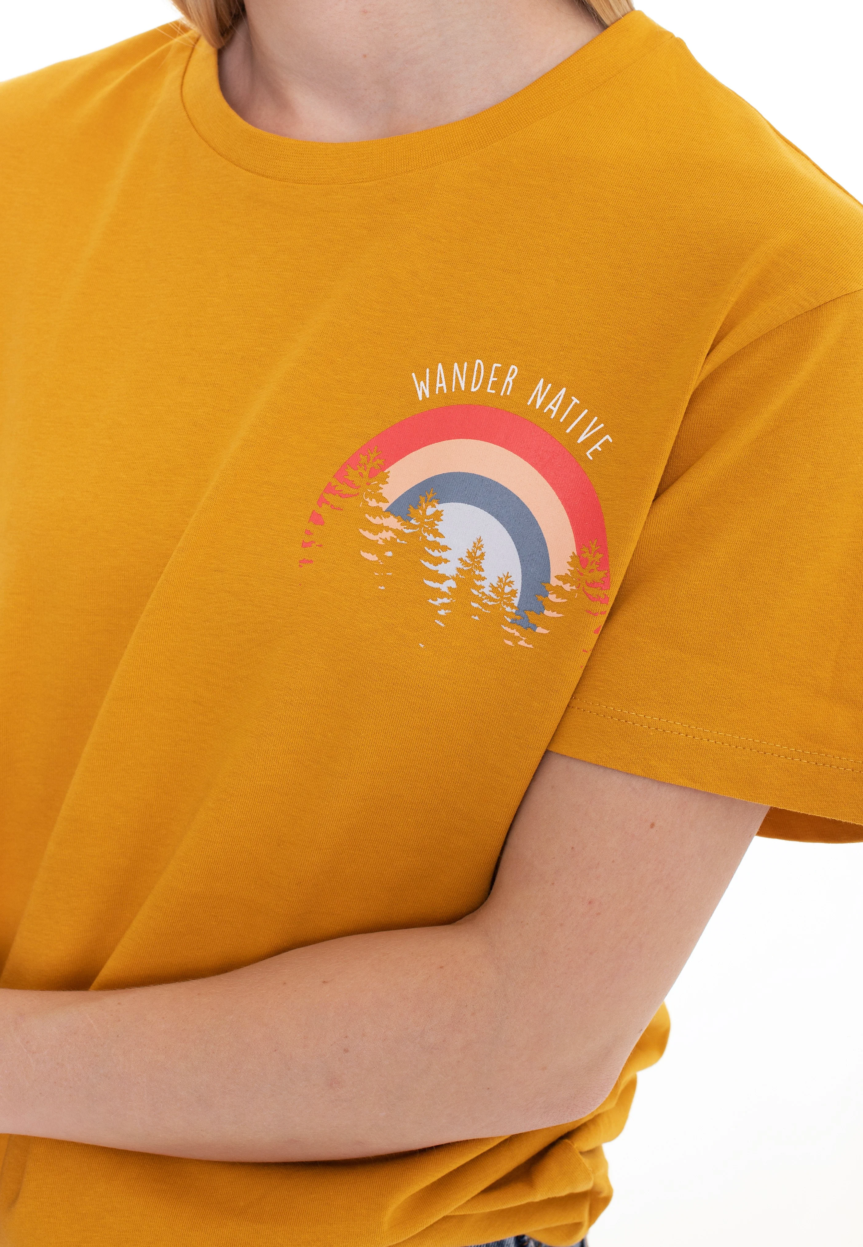 Tom Native - Trees Mustard - T-Shirt - Image 11