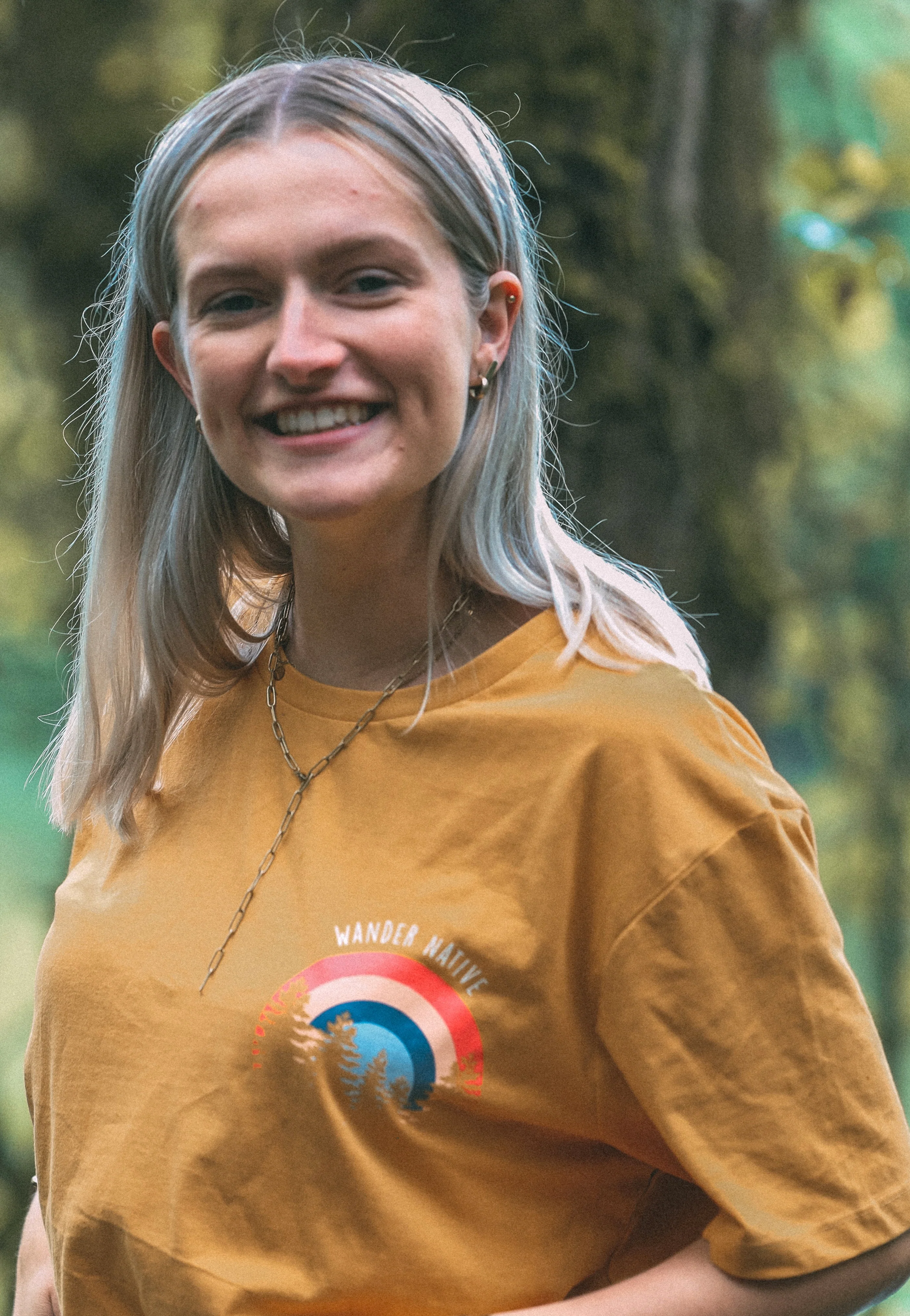 Tom Native - Trees Mustard - T-Shirt - Image 7
