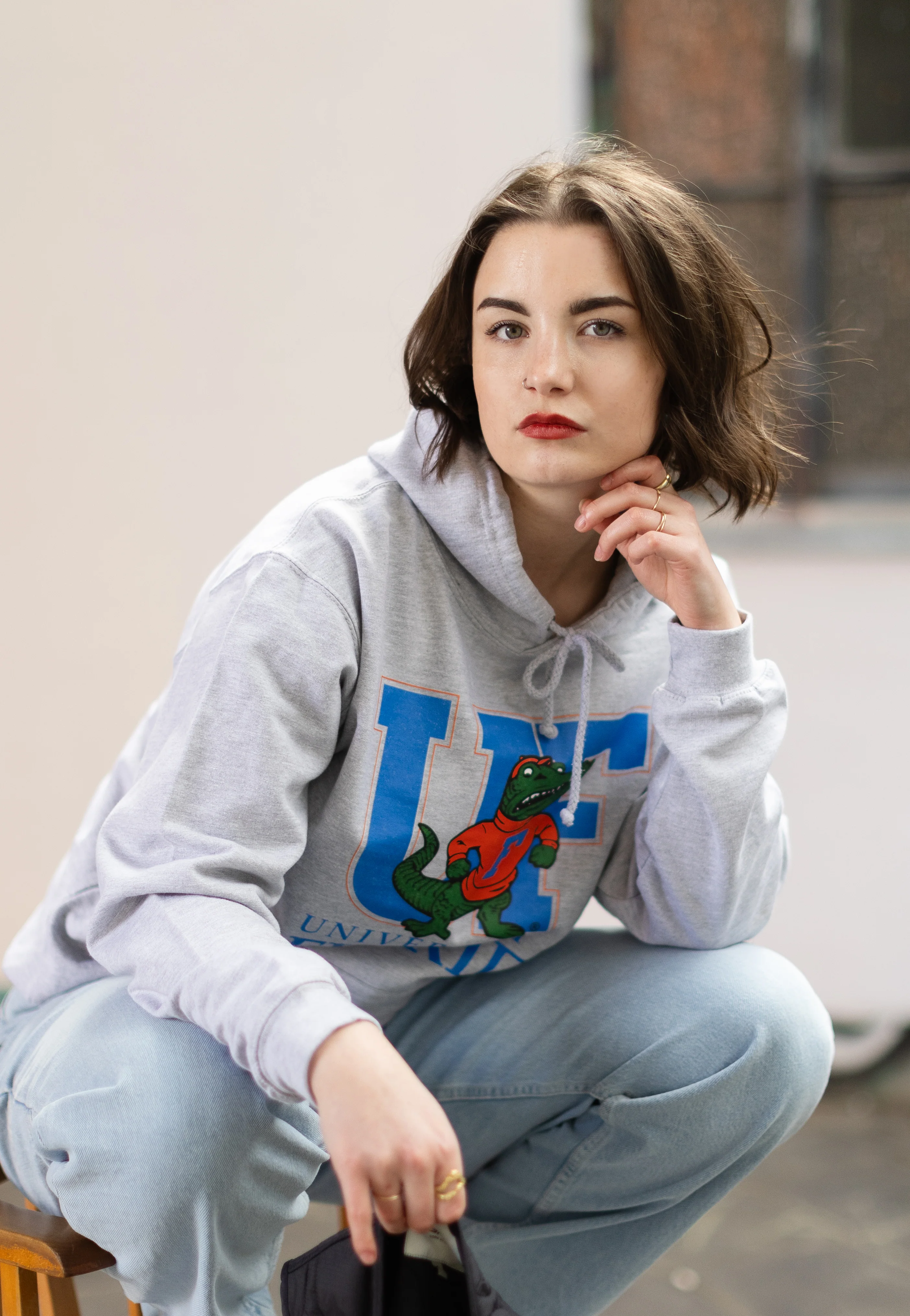Universities - University Of Florida UF Heather Grey - Hoodie - Image 11