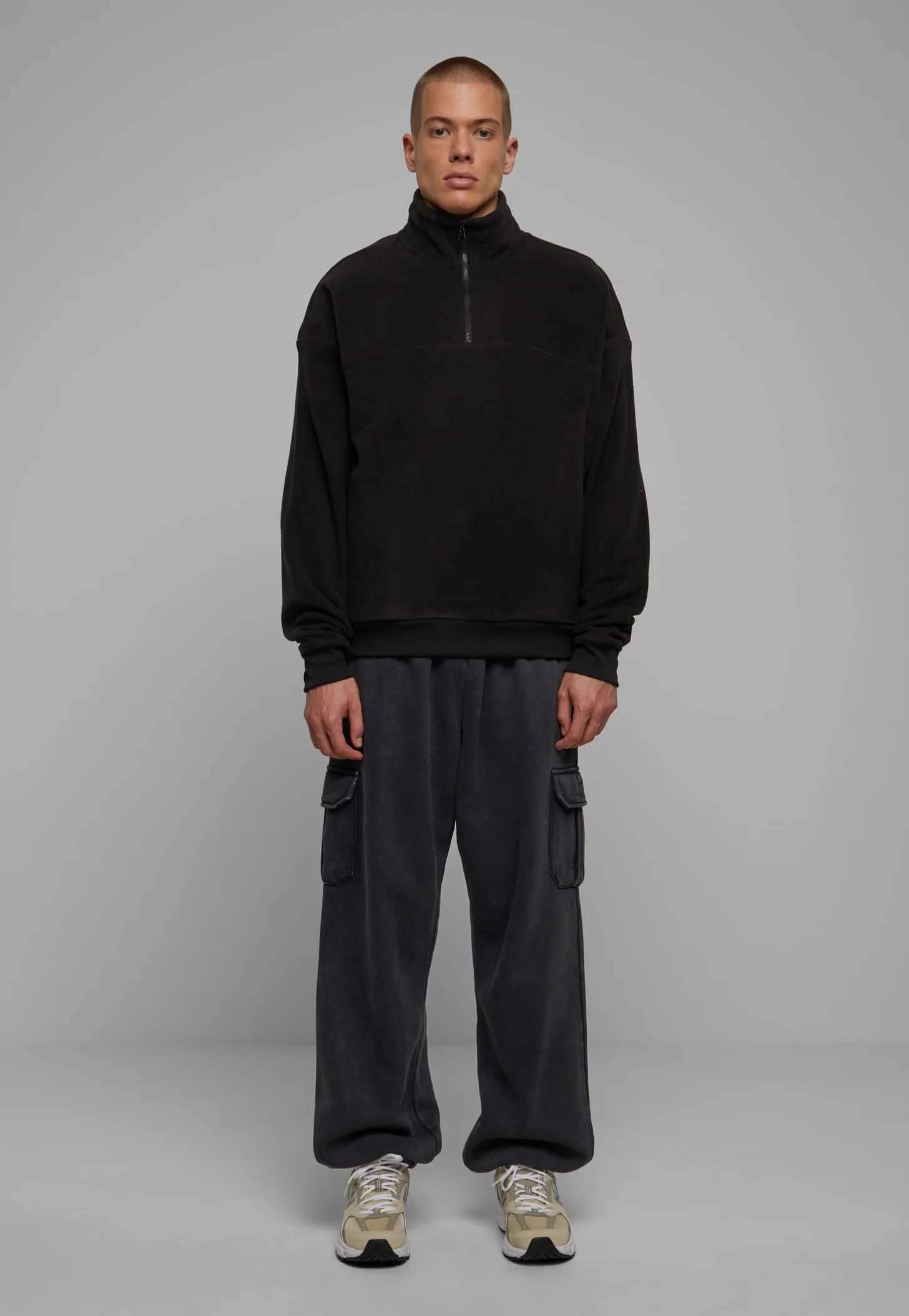Urban Classics - Basic Polar Fleece Black - Pullover - Image 2