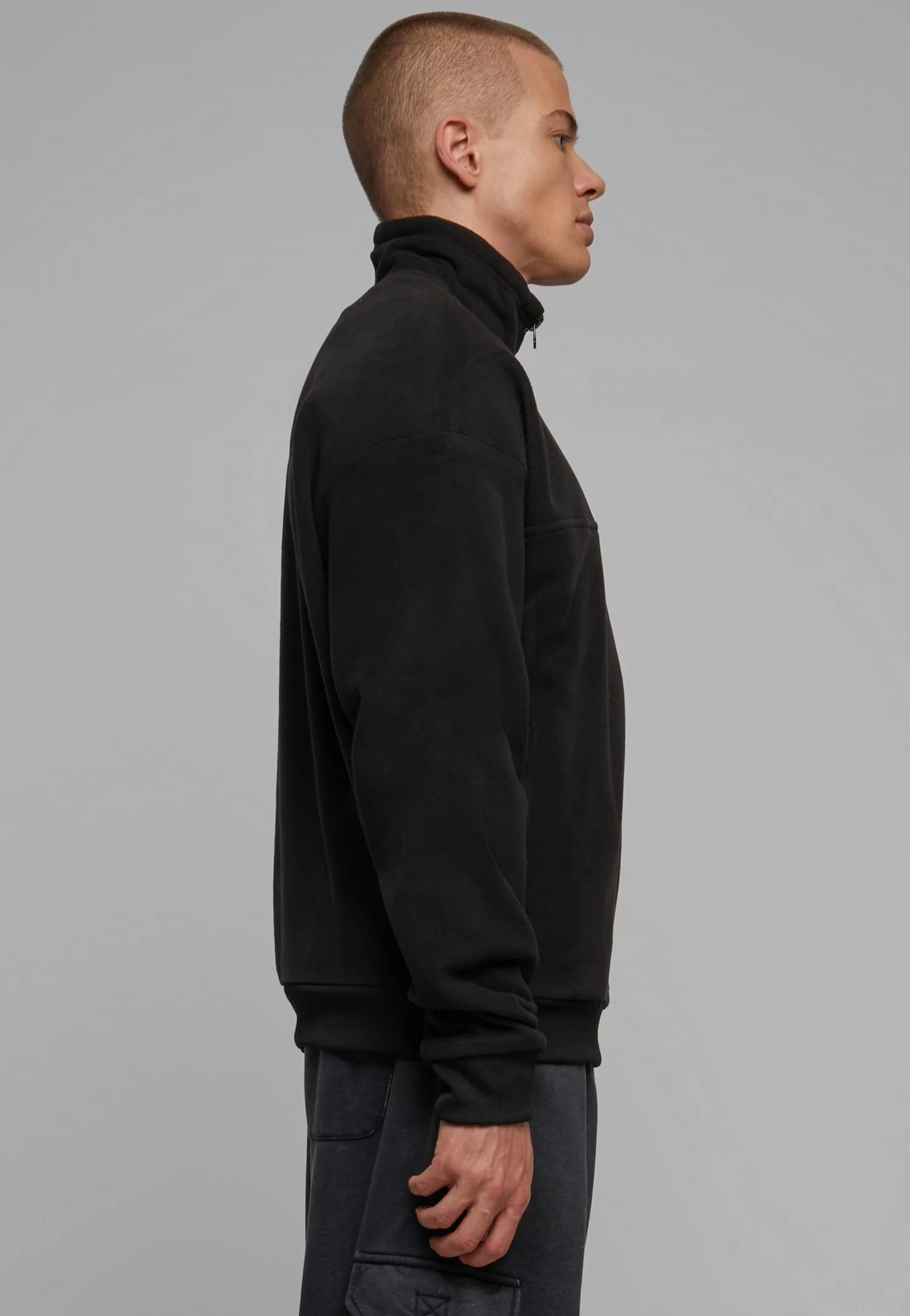 Urban Classics - Basic Polar Fleece Black - Pullover - Image 5