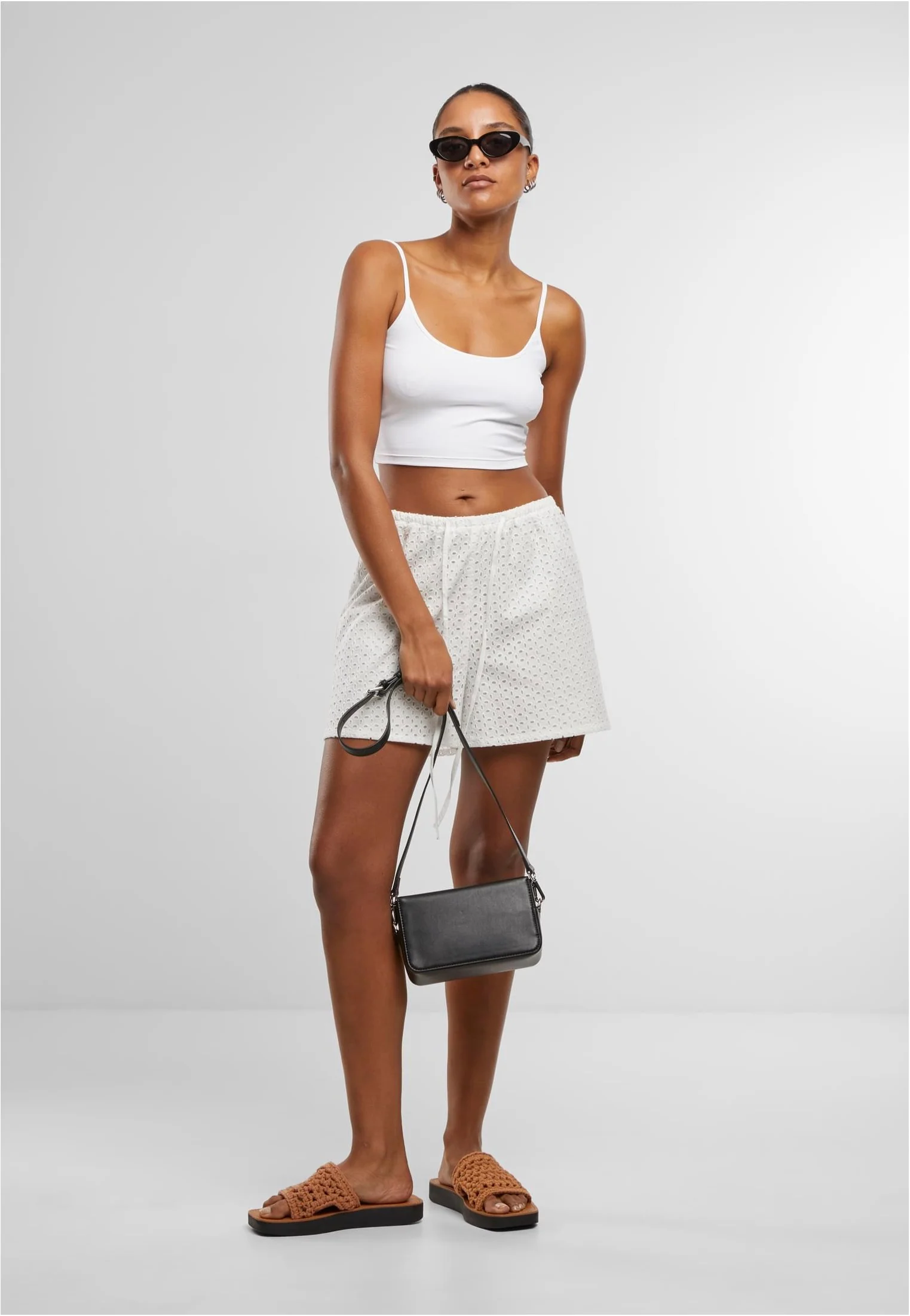Urban Classics - Basic Top Low Back Neckline White - Tank - Image 4