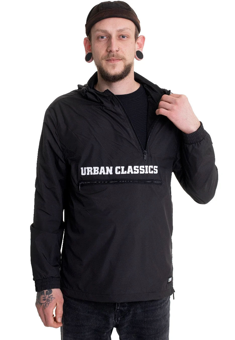 Urban Classics - Commuter Pull Over Black - Jacket - Image 2