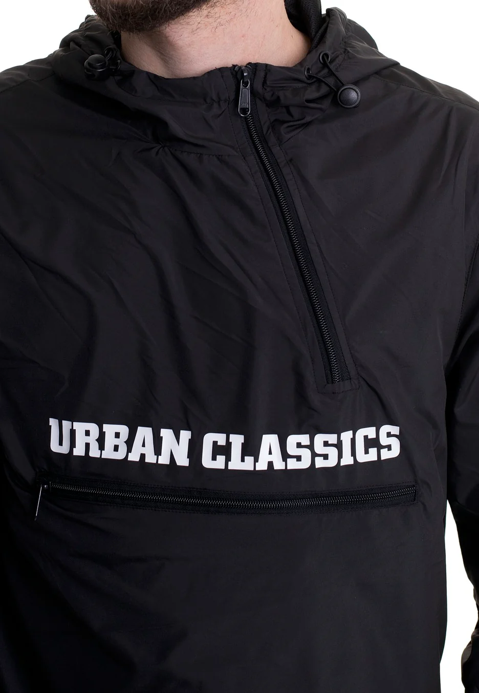 Urban Classics - Commuter Pull Over Black - Jacket - Image 4