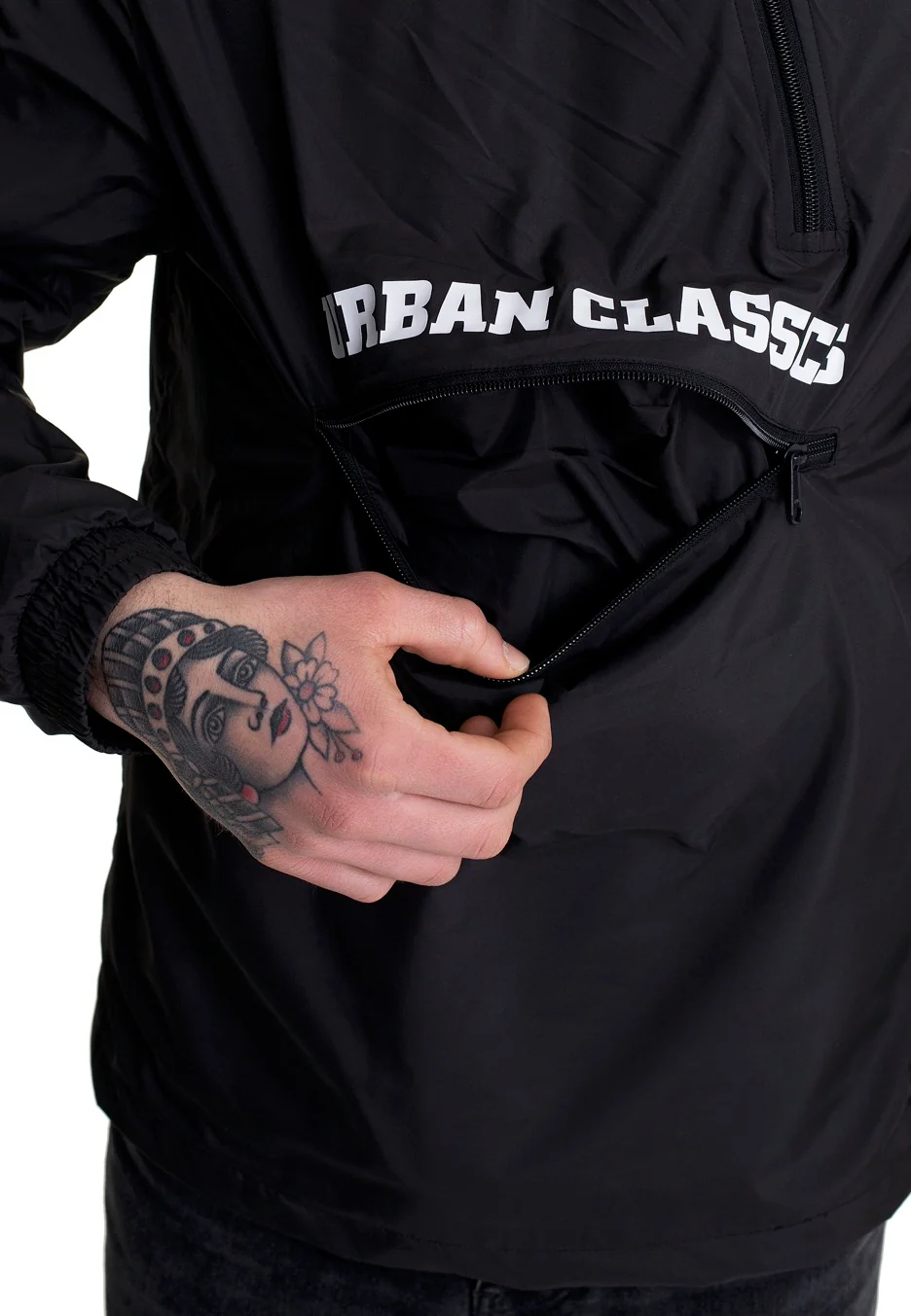 Urban Classics - Commuter Pull Over Black - Jacket - Image 6