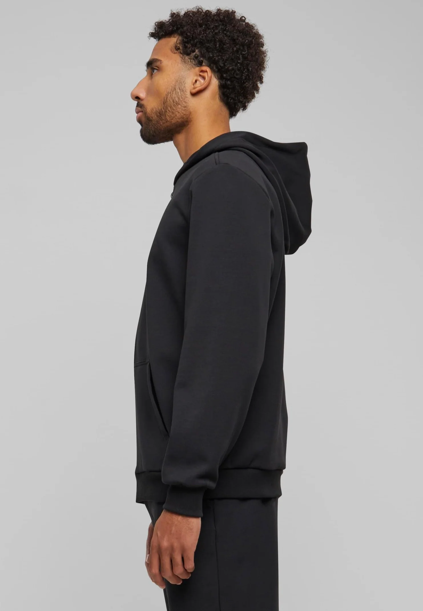 Urban Classics - Cozy Zip Black - Zipper - Image 2