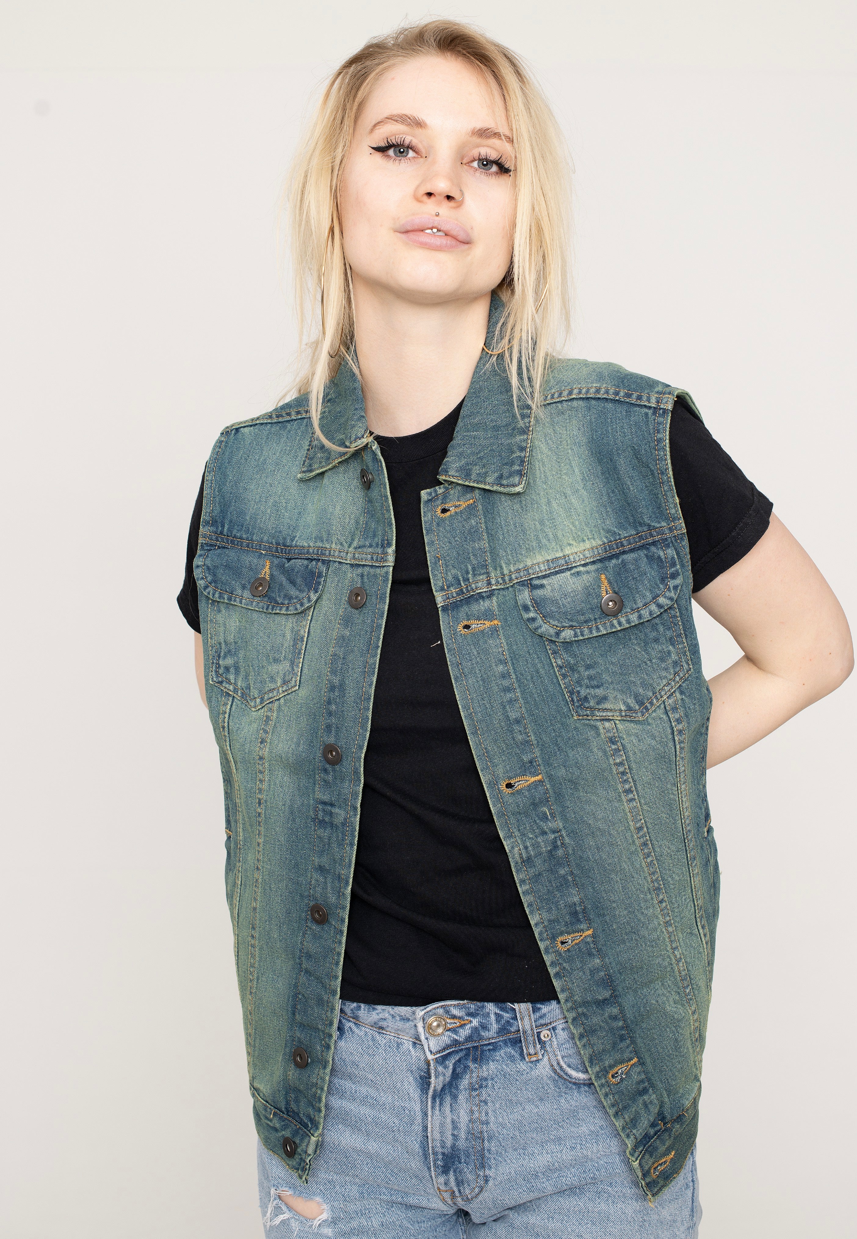 Urban Classics - Denim Lightblue - Vest - Image 15