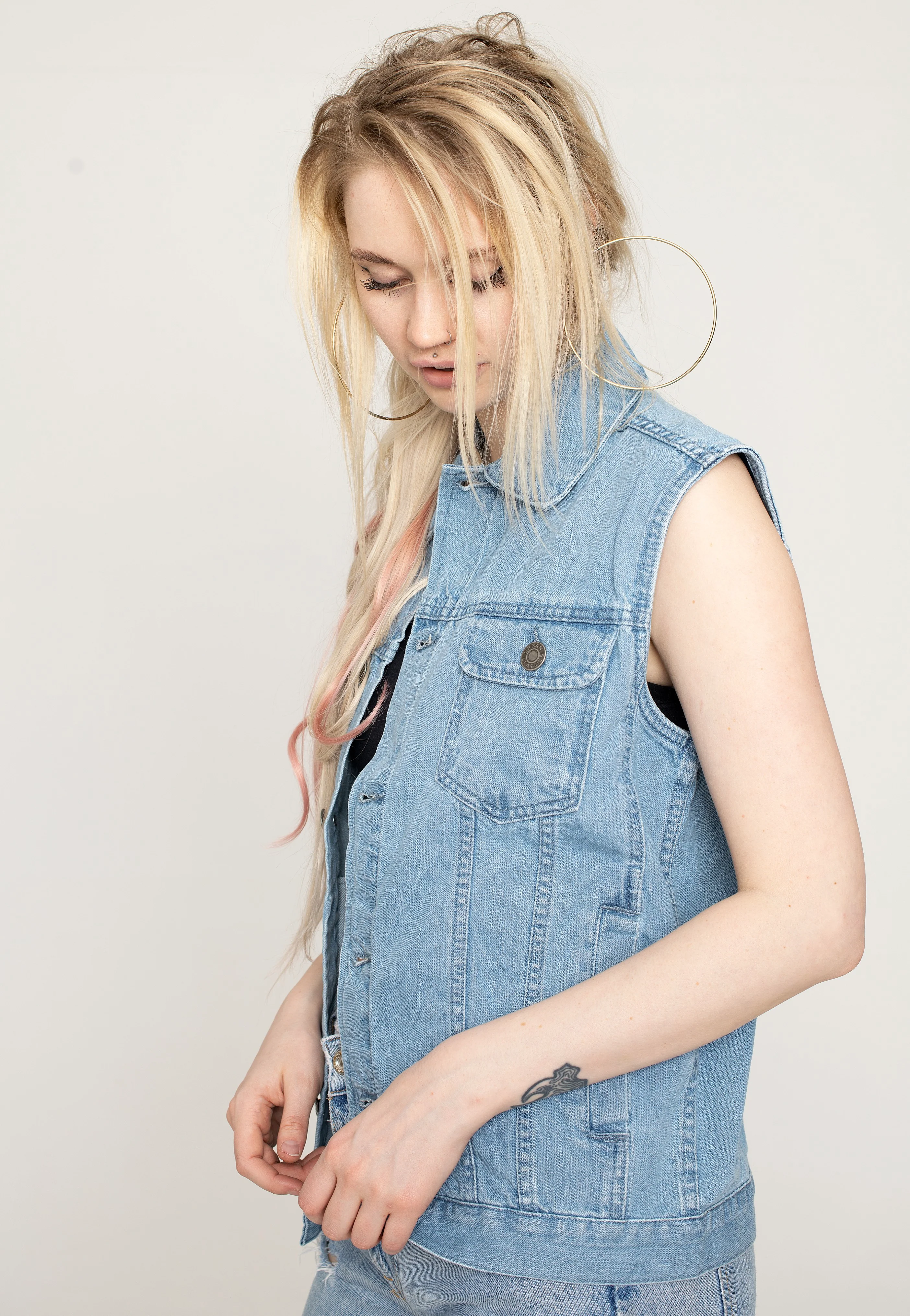 Urban Classics - Denim Lighter Washed - Jeans Vest - Image 12