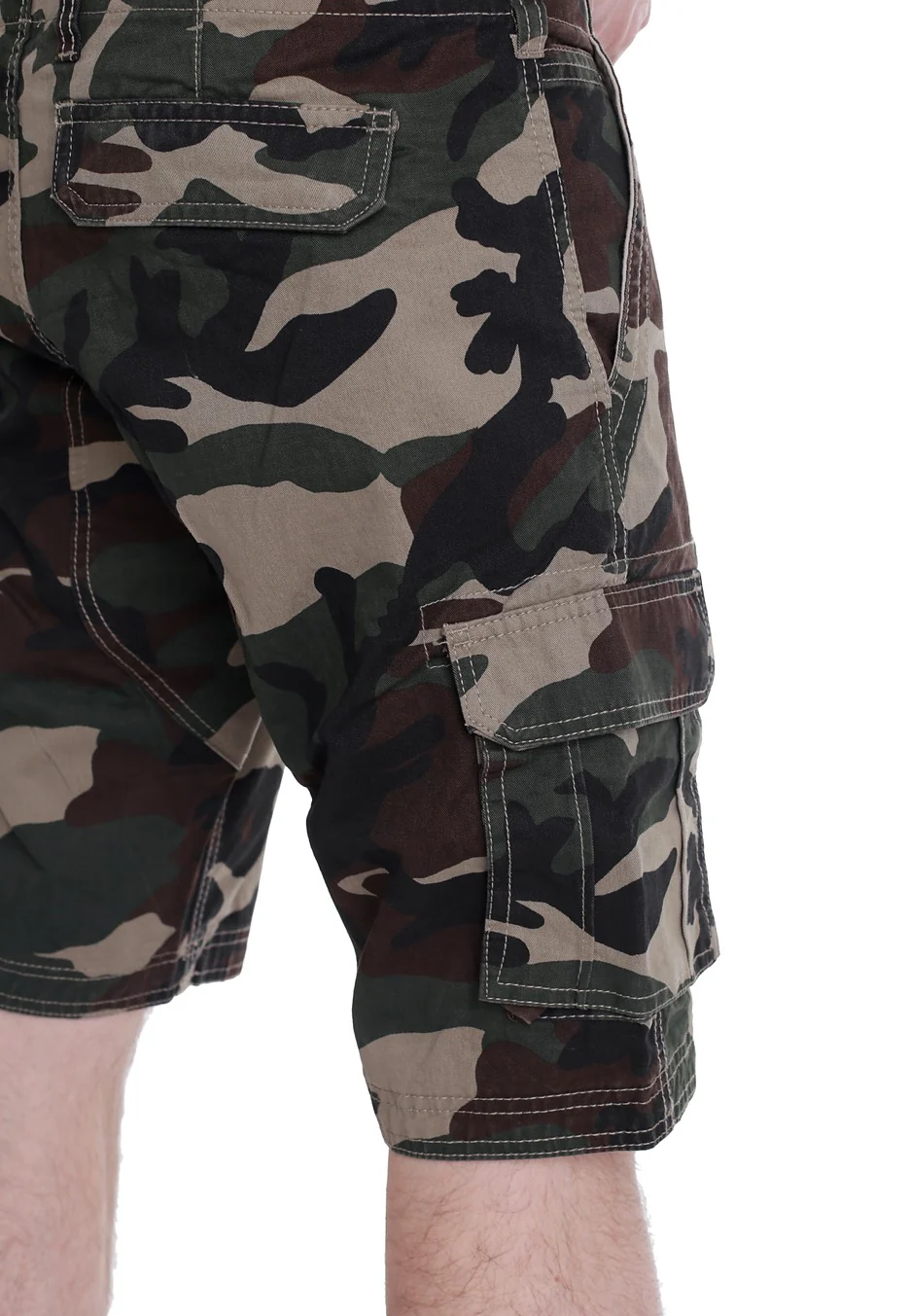 Urban Classics - Fitted Cargo Wood Camo - Shorts - Image 6