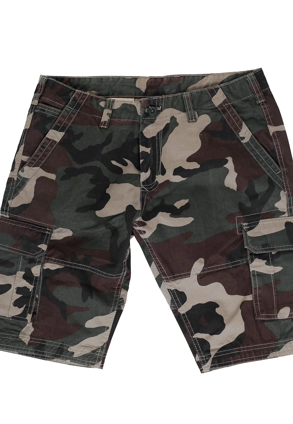 Urban Classics - Fitted Cargo Wood Camo - Shorts - Image 7