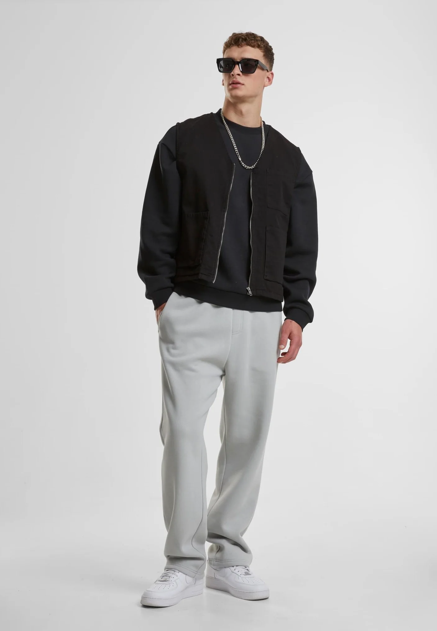 Urban Classics - Fluffy Black - Sweater - Image 5