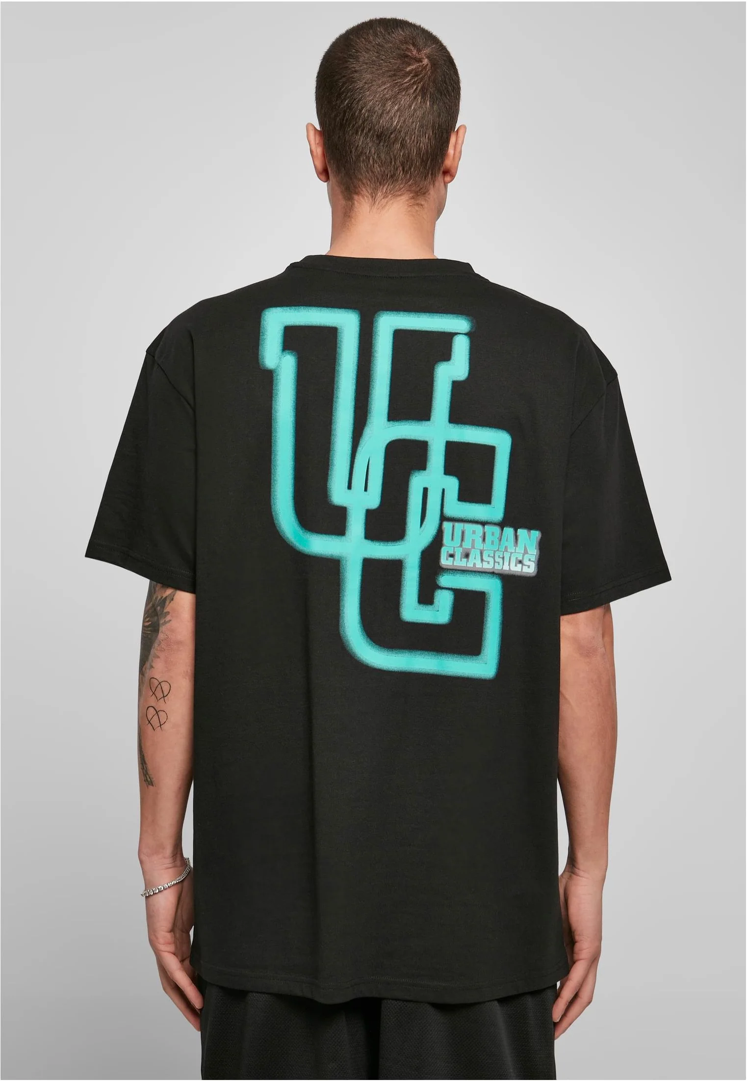 Urban Classics - Glow Logo Black - T-Shirt - Image 2