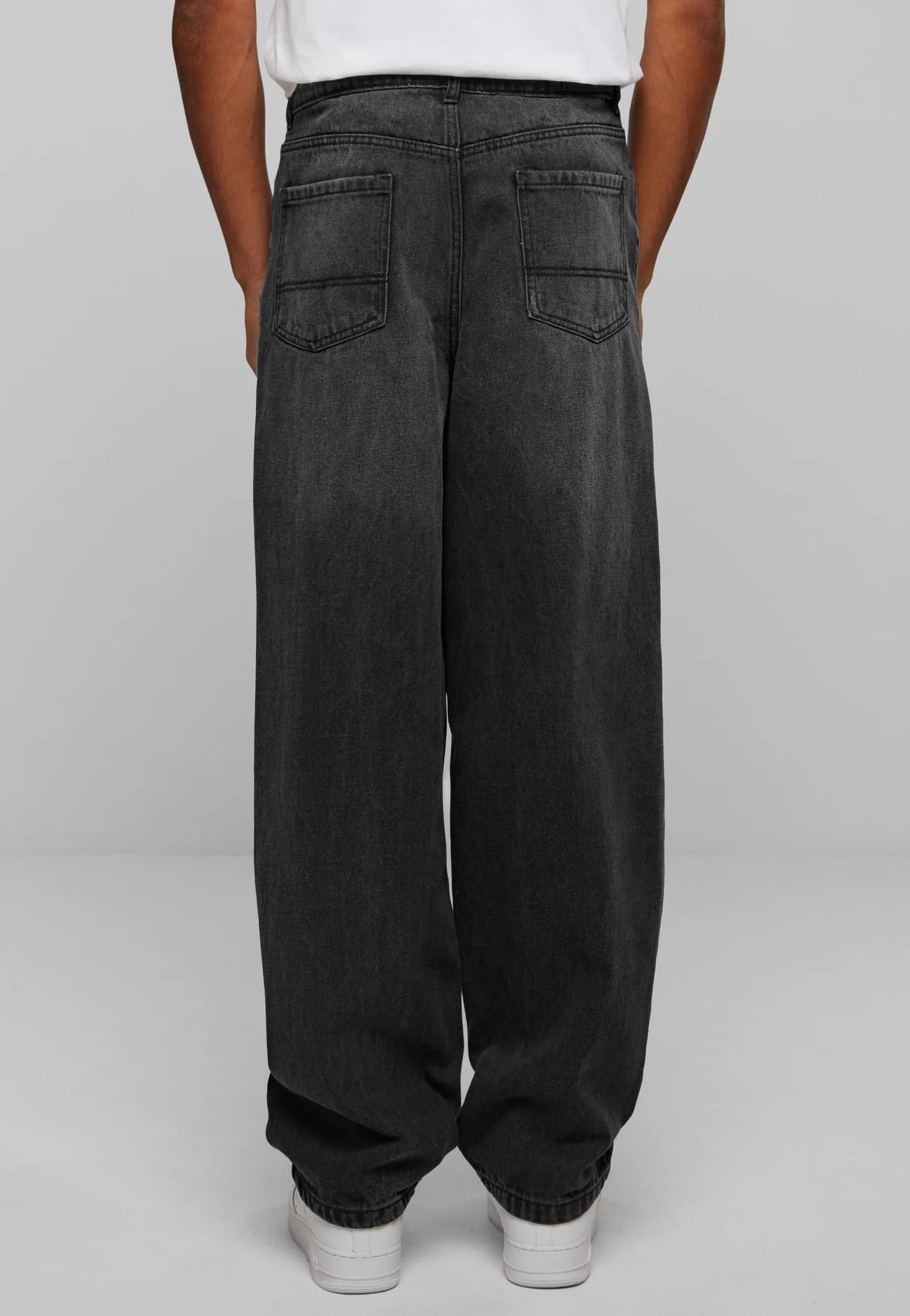 Urban Classics - Heavy Ounce Baggy Fit Black Washed - Jeans - Image 2