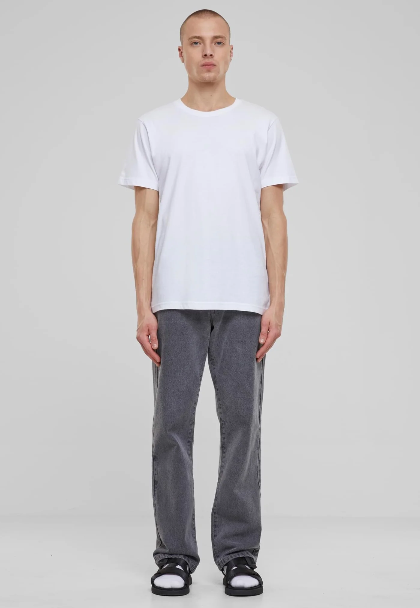 Urban Classics - Heavy Ounce Straight Fit New Grey Washed - Jeans - Image 5