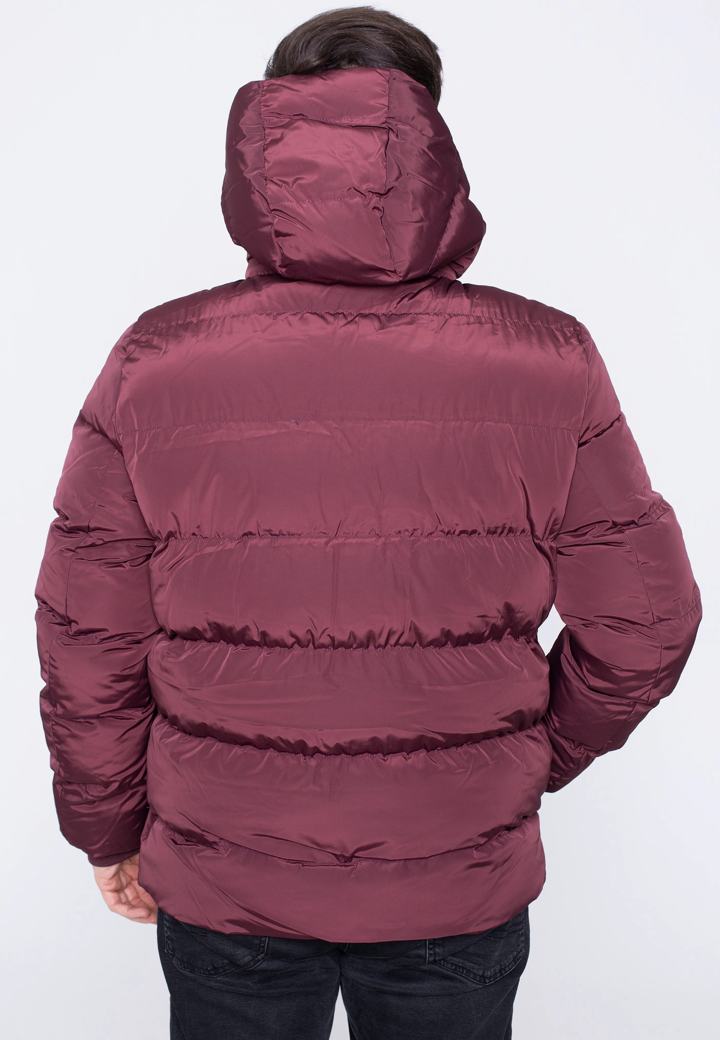 Urban Classics - Hooded Puffer Cherry - Jacket - Image 4