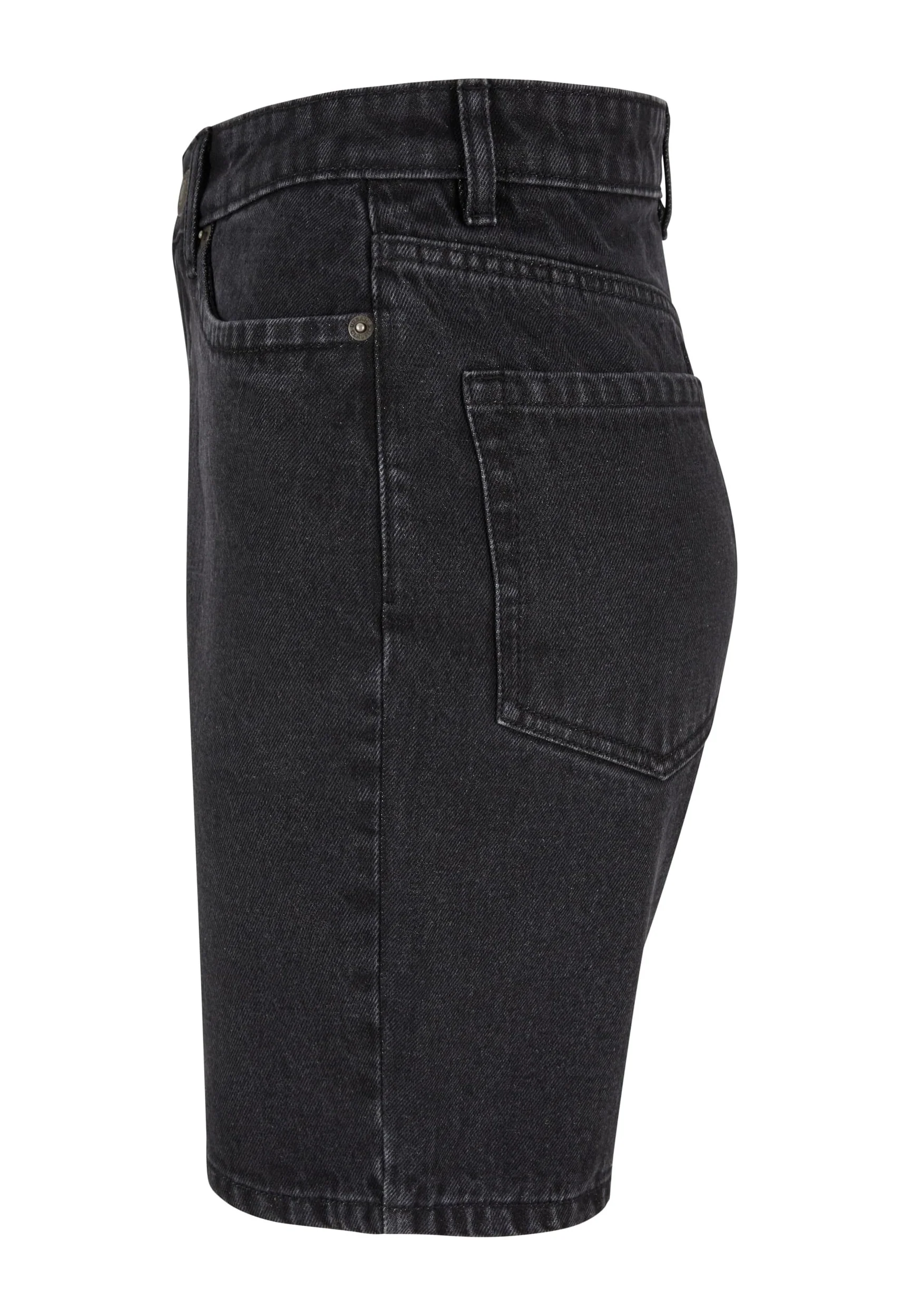Urban Classics - Ladies 90‘s Bermuda Black Washed - Shorts - Image 8