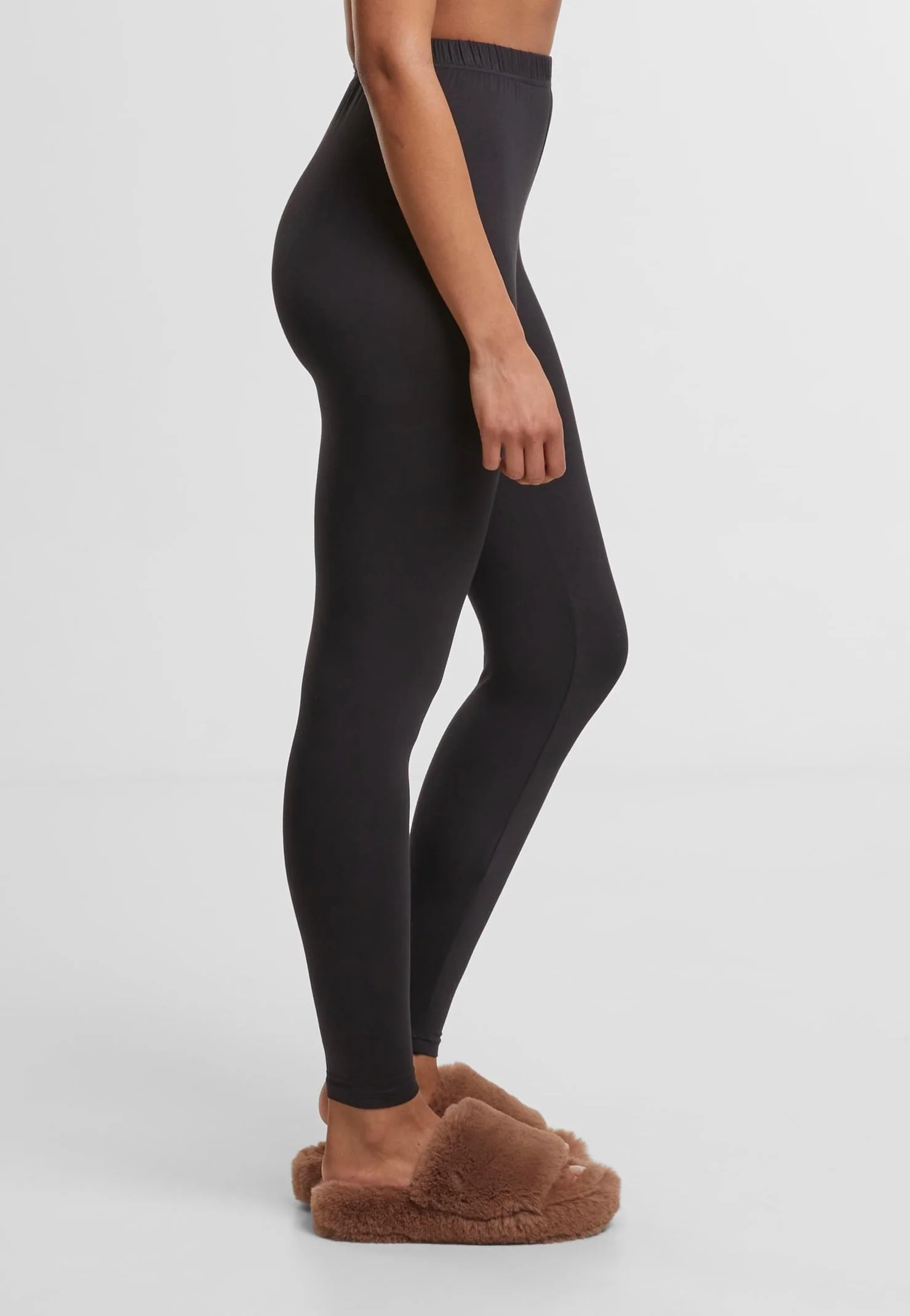 Ladies Bamboo Pack Of 2 Black+Black - Leggings - Image 5
