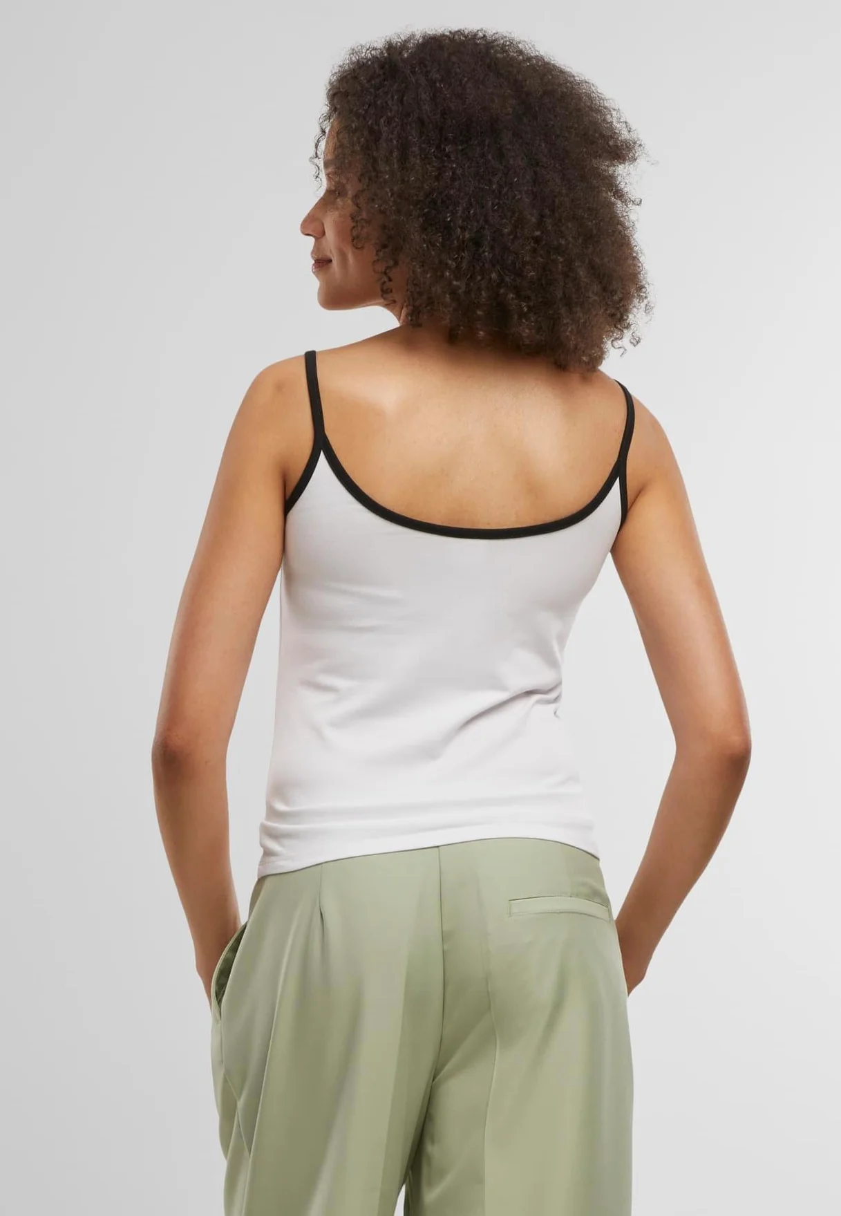 Urban Classics - Ladies Contrast Basic 2-Pack Black/White + White/Black - Top - Image 6