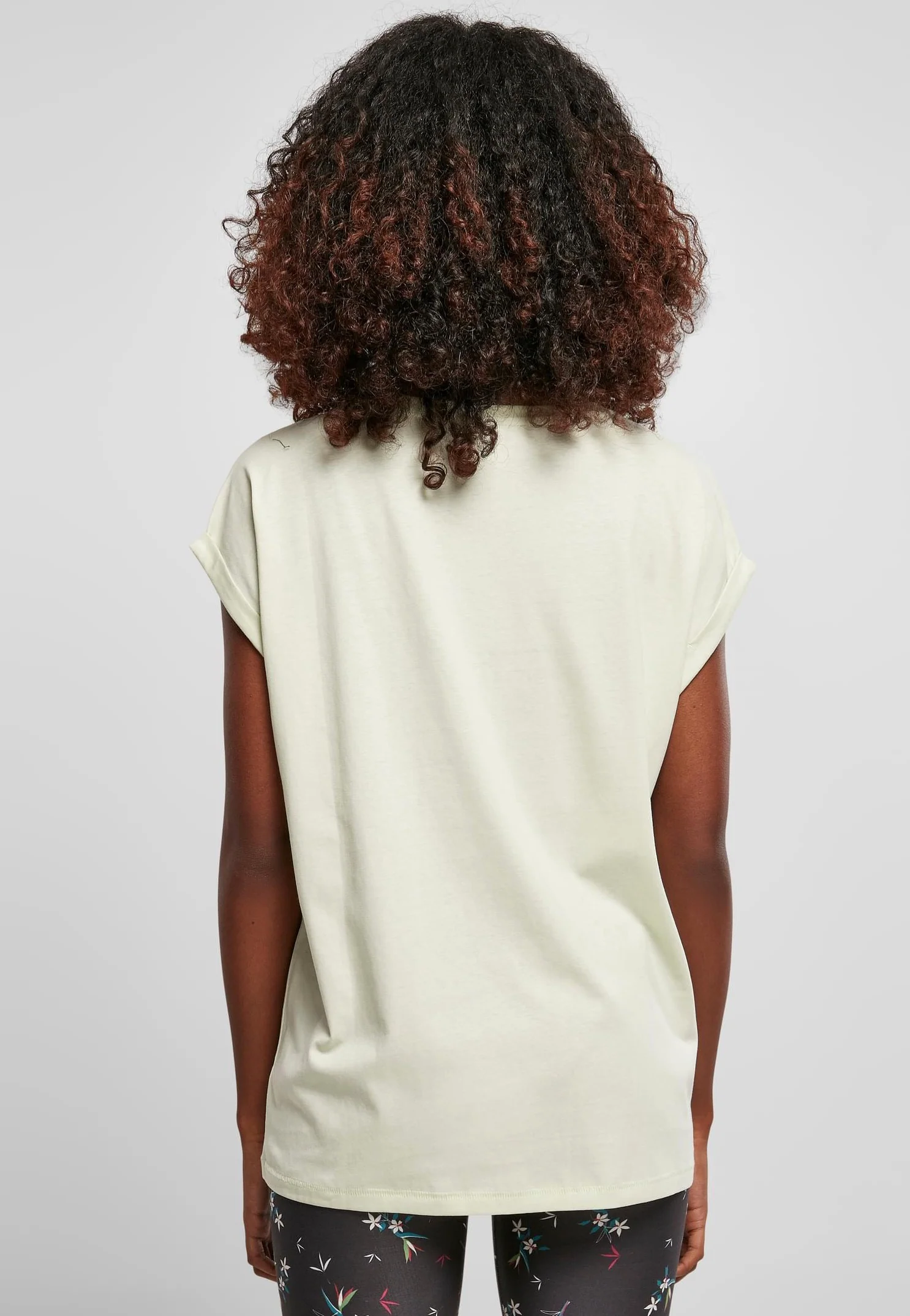 Urban Classics - Ladies Extended Shoulder Lightmint - T-Shirt - Image 4