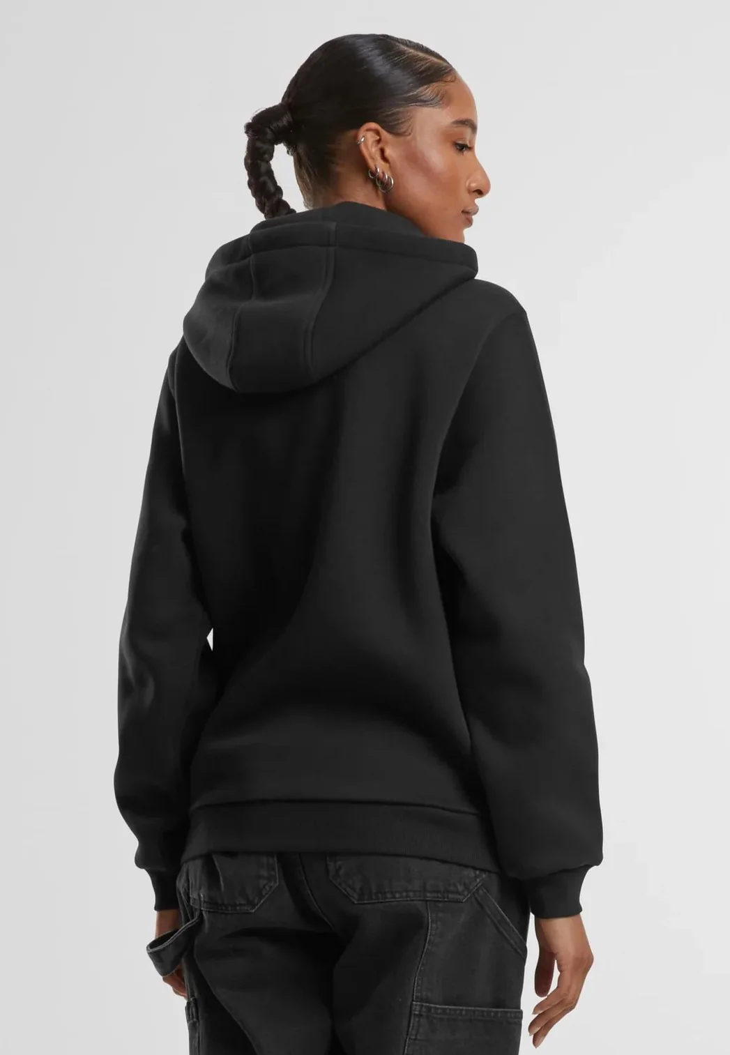 Urban Classics - Ladies Fluffy Black - Hoodie - Image 7