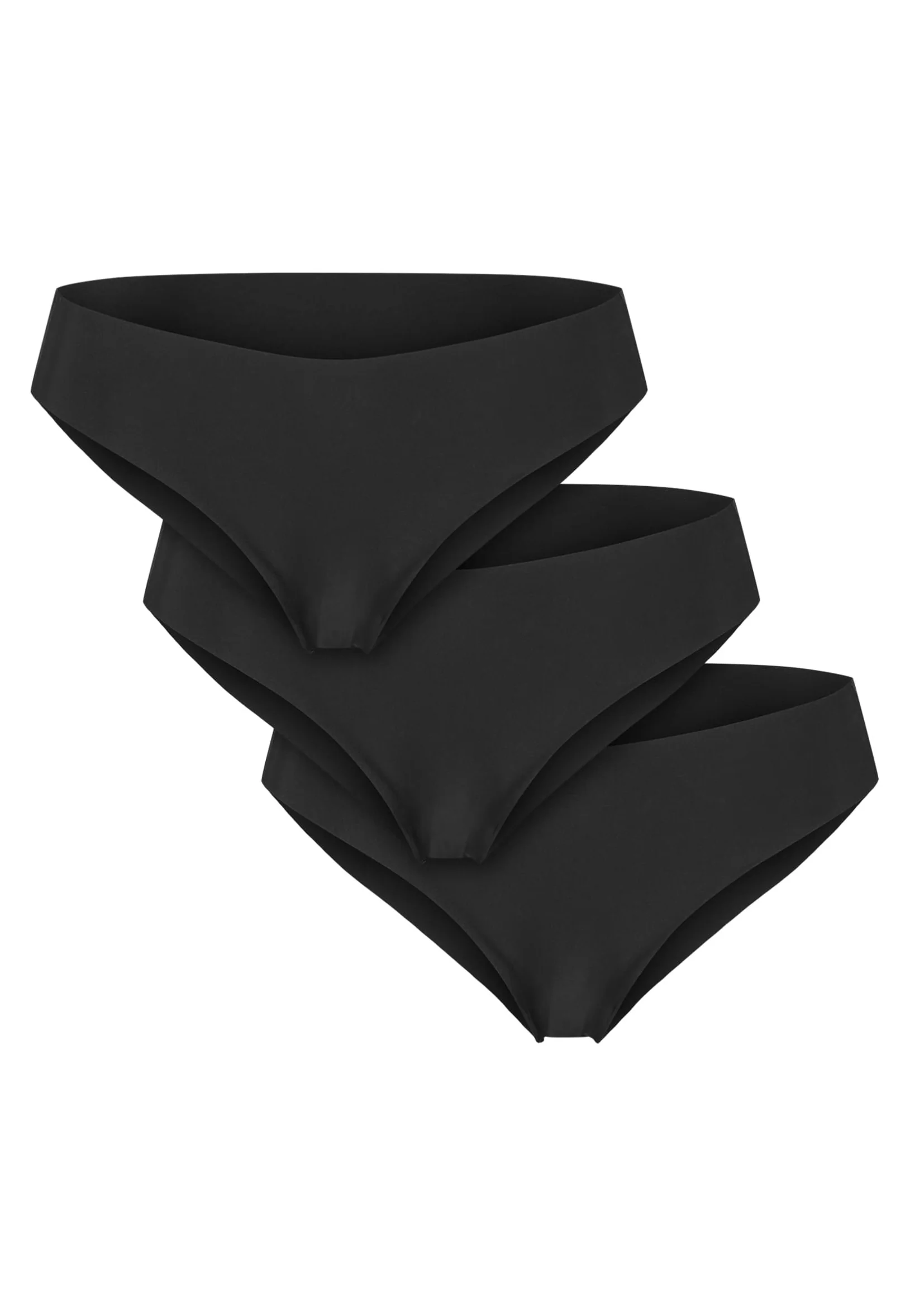 Ladies Lasercut Brazilian Pack Of 3 Black - Panties - Image 5