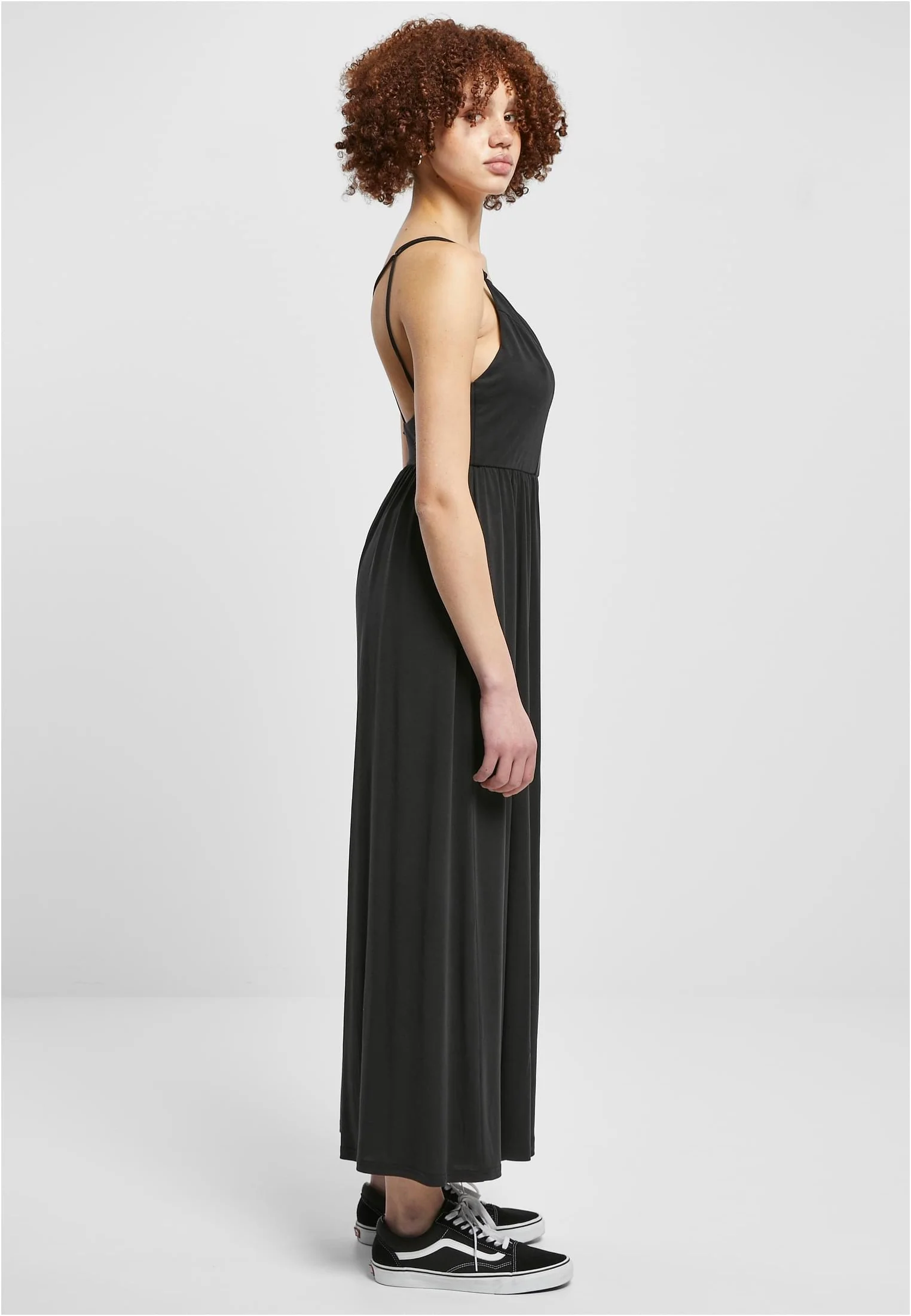 Urban Classics - Ladies Modal Spaghetti Black - Jumpsuit - Image 5