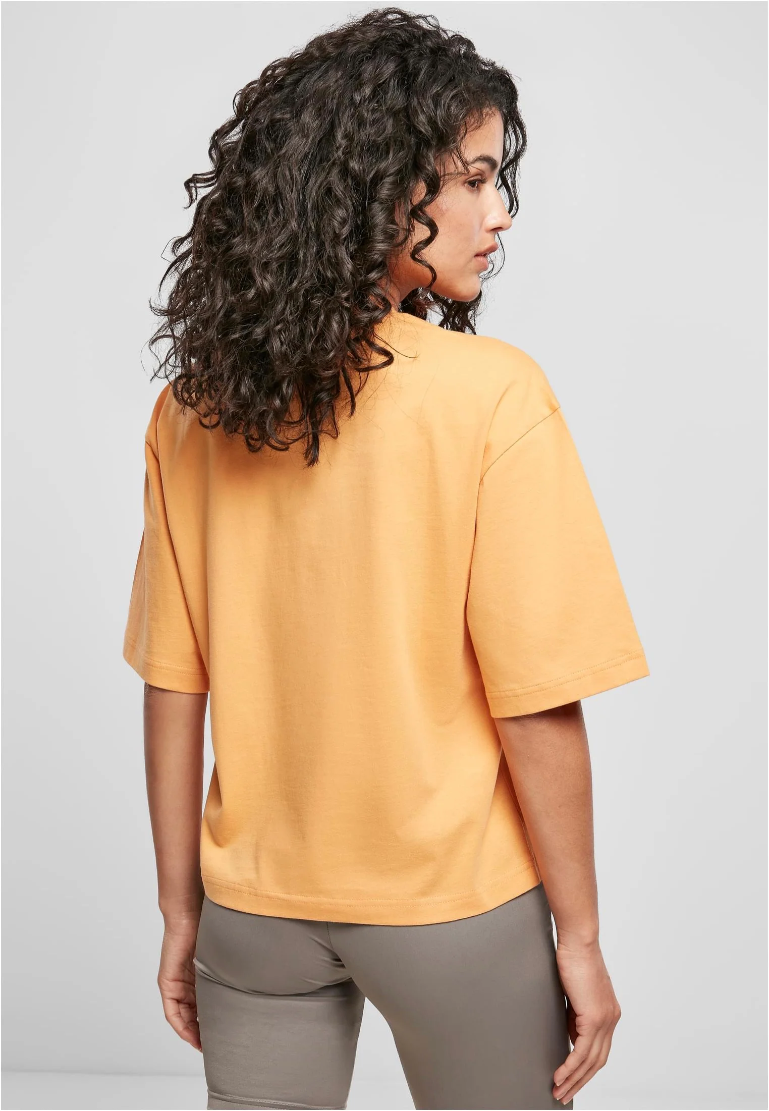 Urban Classics - Ladies Organic Oversized Paleorange - T-Shirt - Image 3