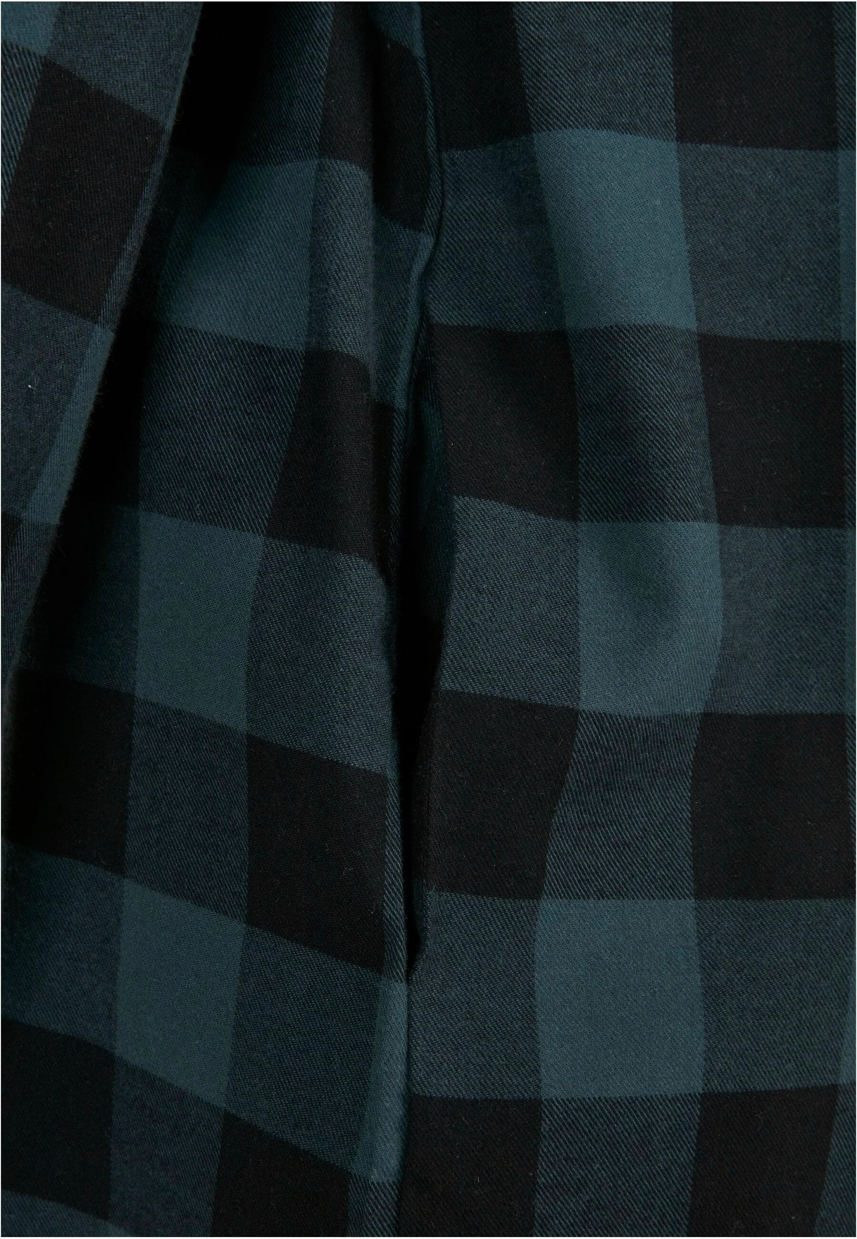 Urban Classics - Ladies Oversized Check Flannel Jasper/Black - Dress - Image 12