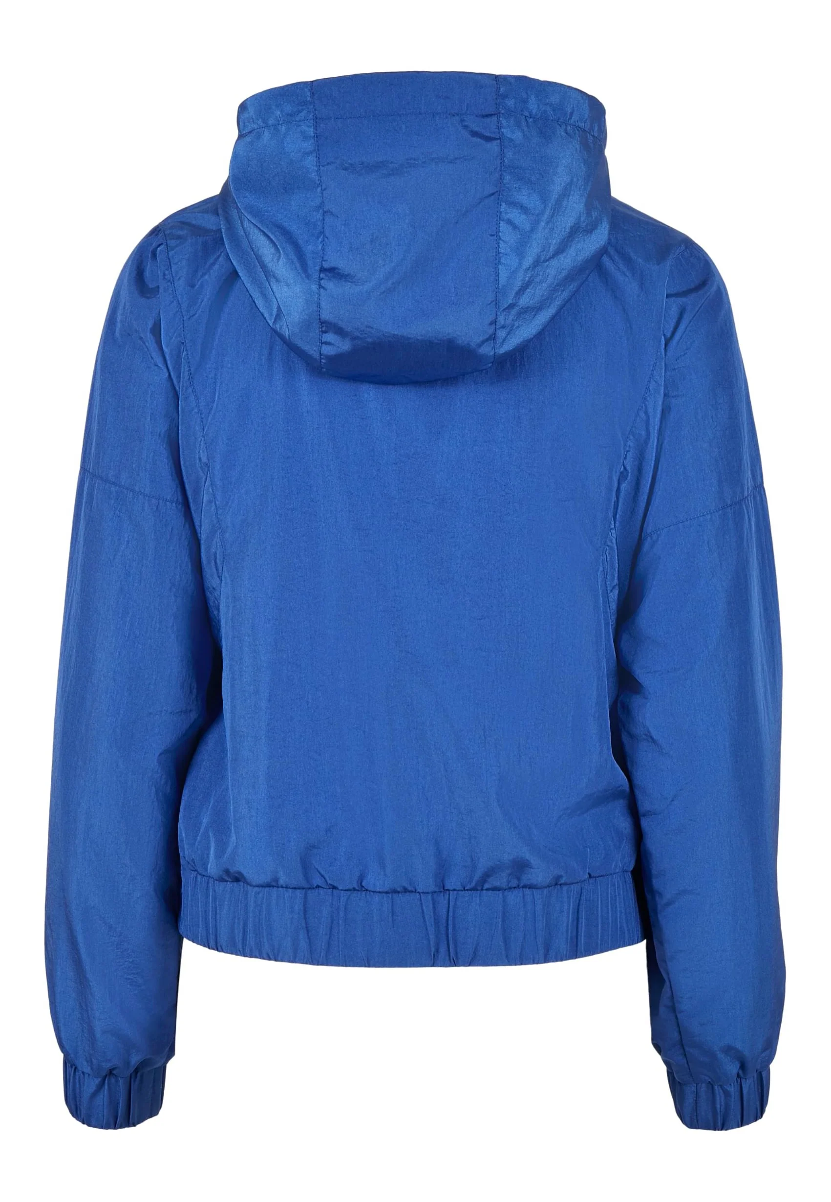 Urban Classics - Ladies Oversized Shiny Crinkle Nylon Sporty Blue - Jacket - Image 9