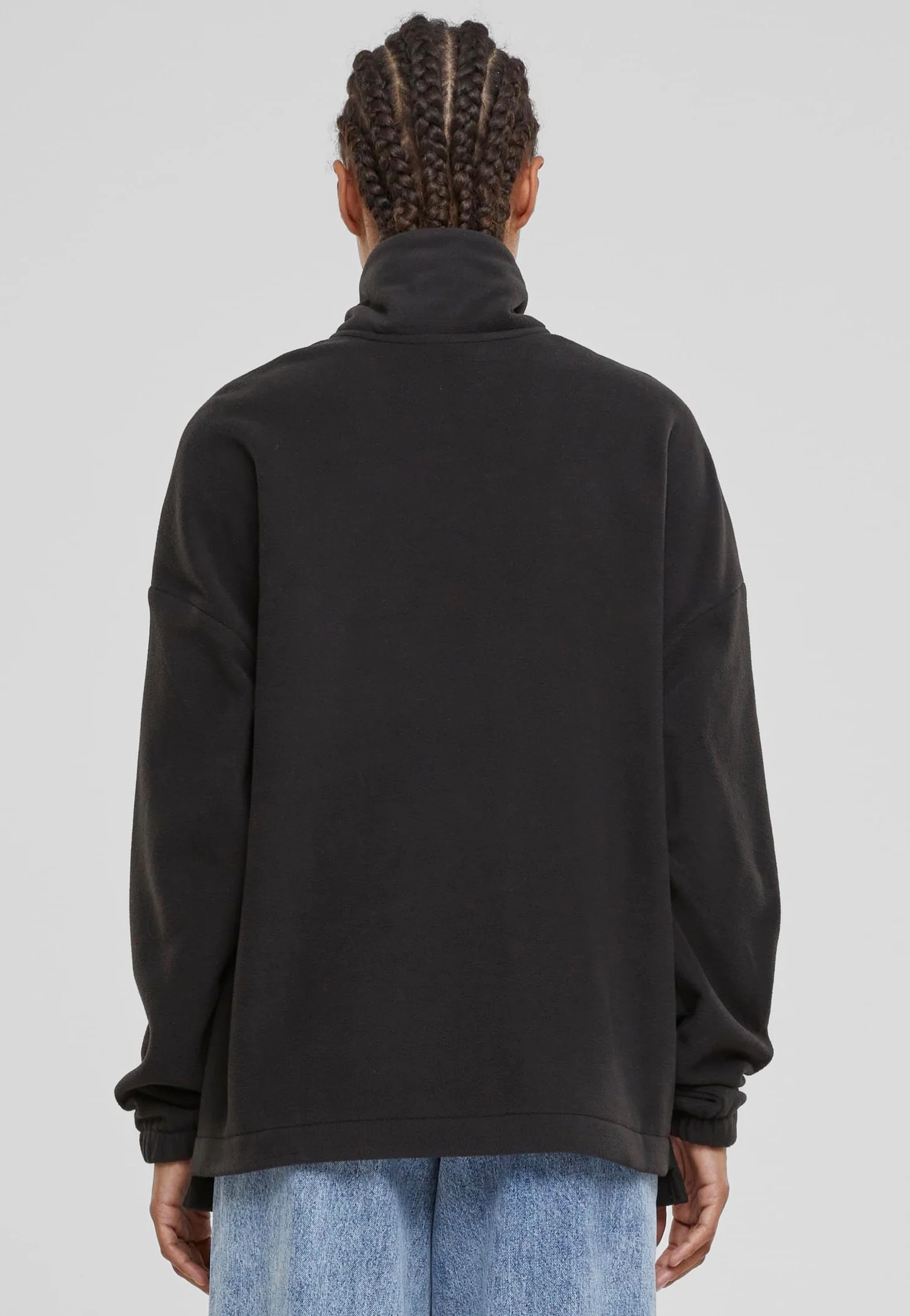 Urban Classics - Ladies Polar Fleece Black - Pullover - Image 4