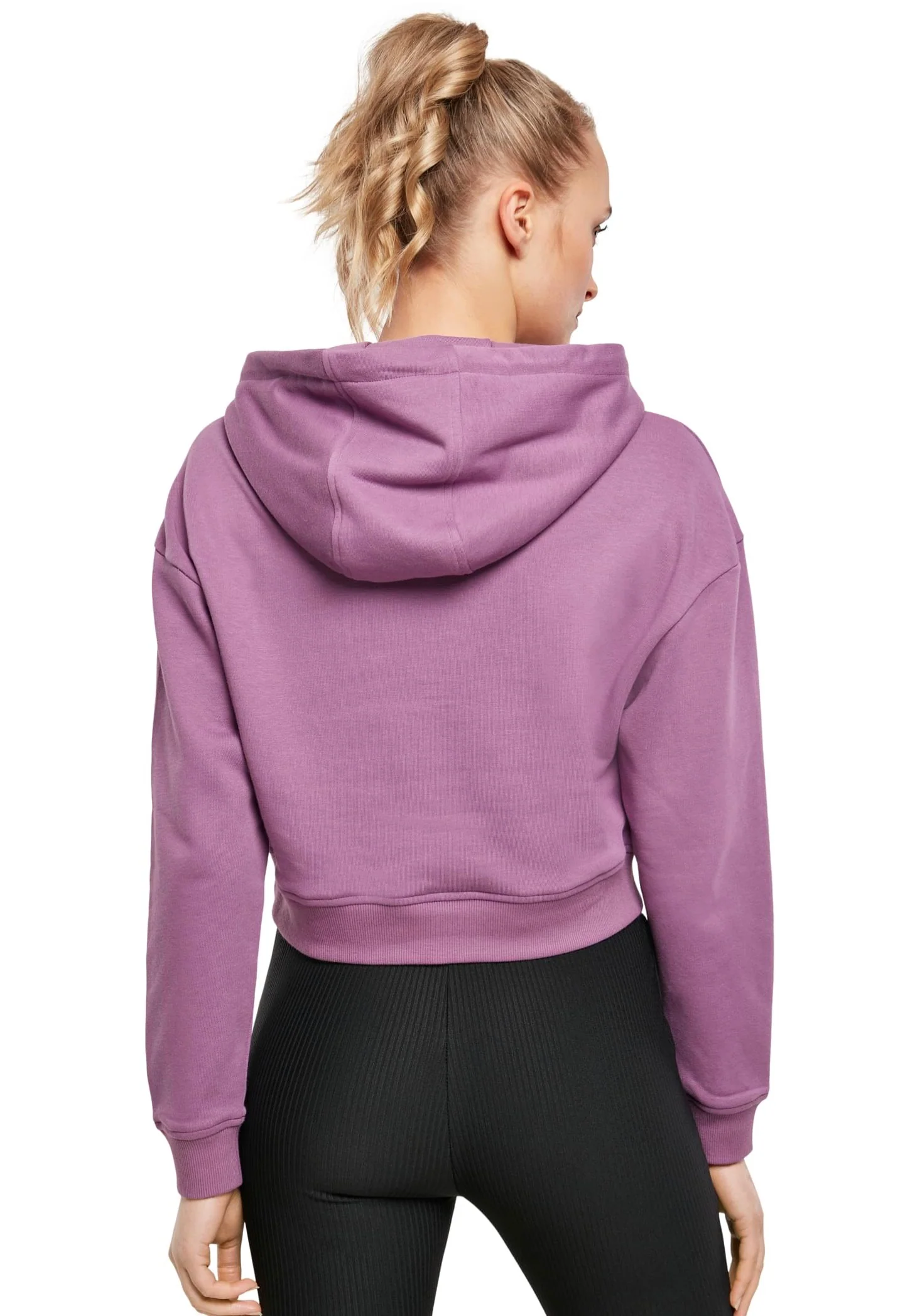 Urban Classics - Ladies Short Terry Duskviolet - Hoodie - Image 3