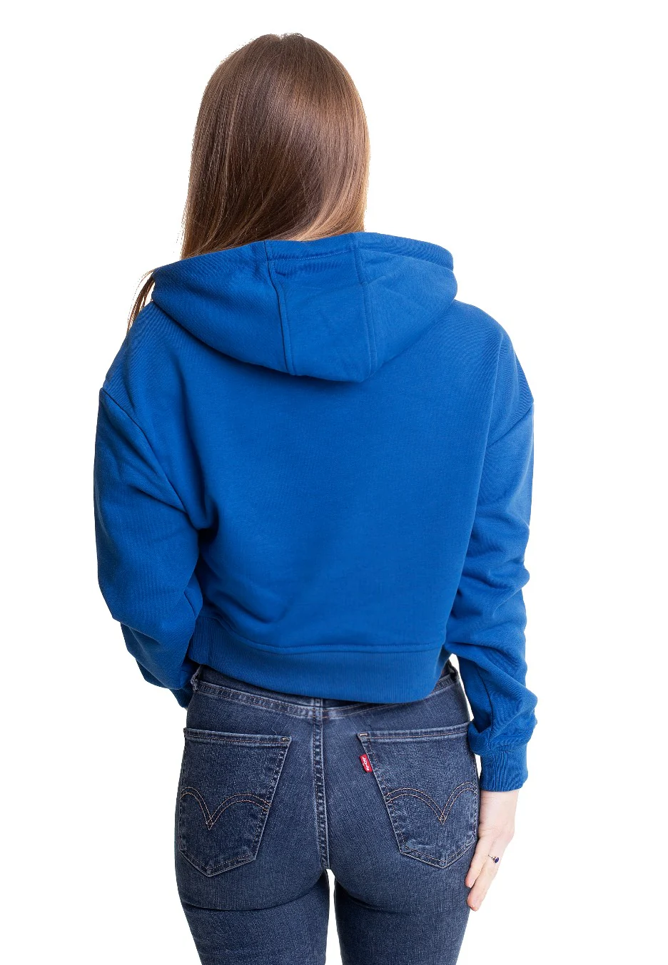 Urban Classics - Ladies Short Terry Sporty Blue - Hoodie - Image 2