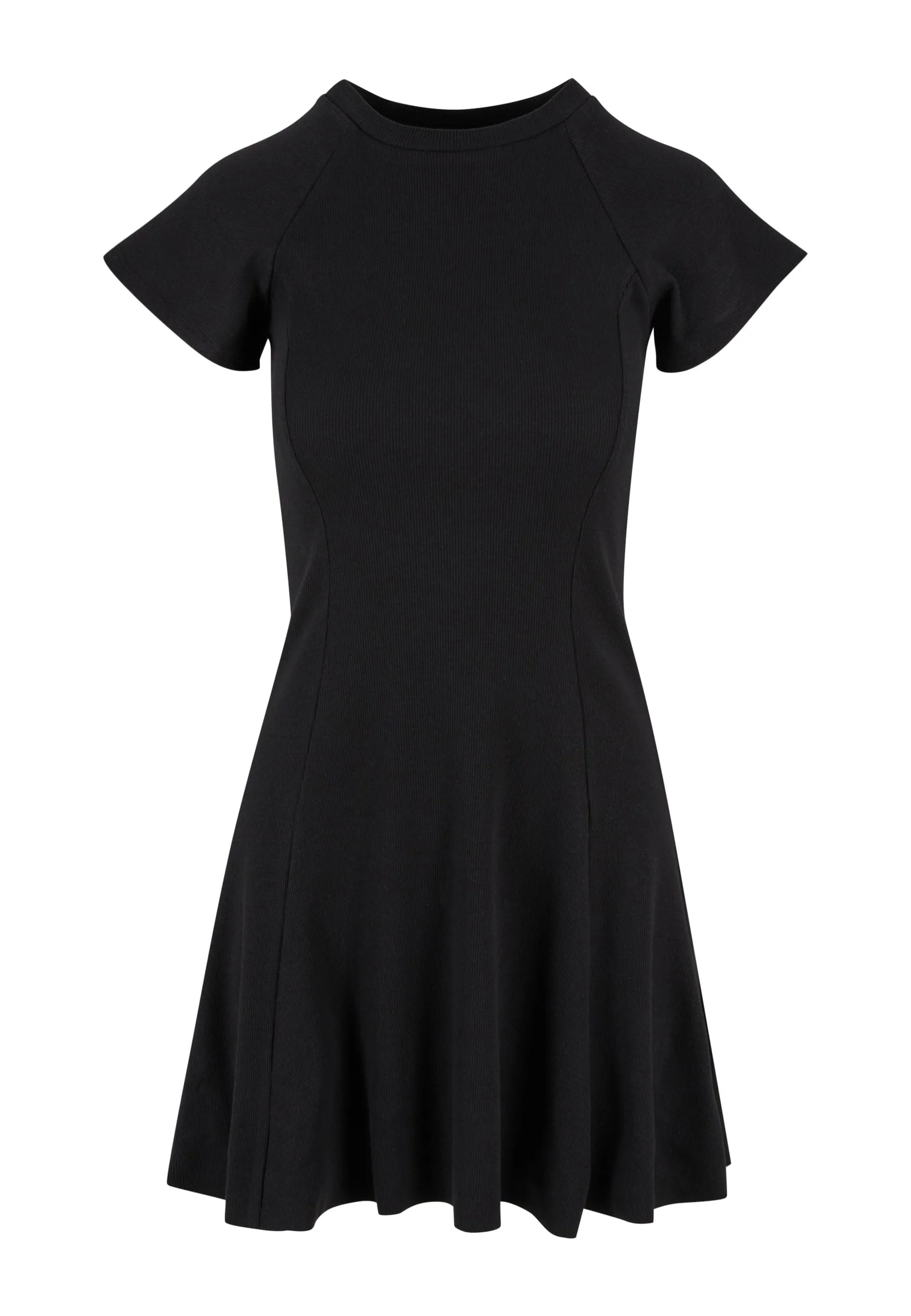 Urban Classics - Ladies Skater Rib Black - Dress - Image 7