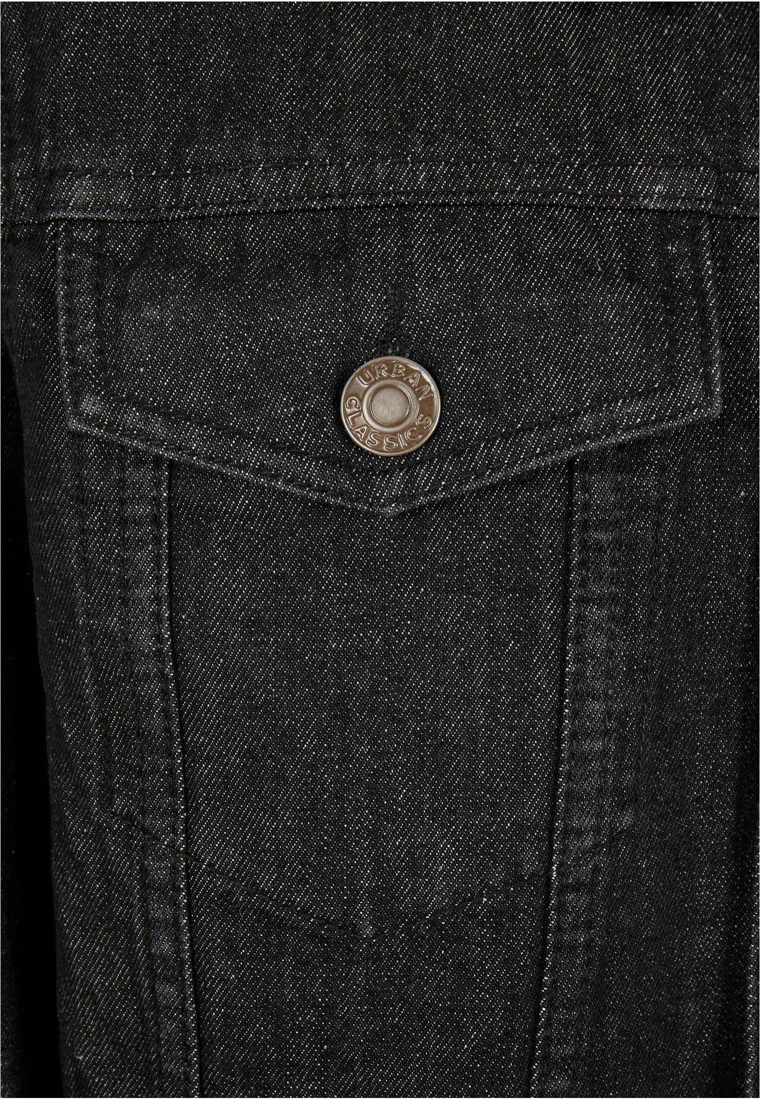 Urban Classics - Organic Basic Denim Black Washed - Jeans Jacket - Image 11