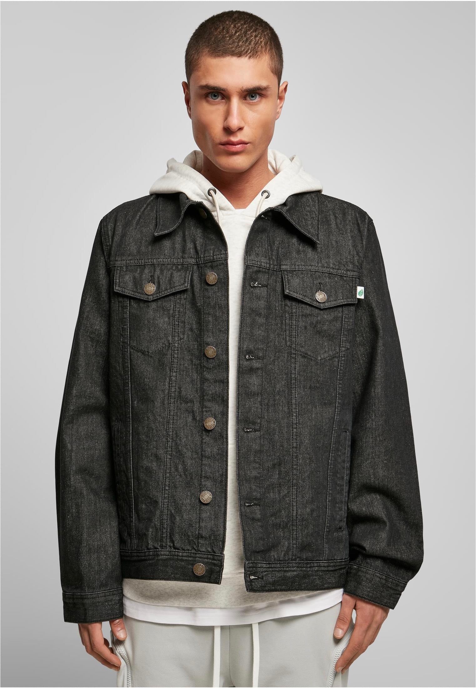 Urban Classics - Organic Basic Denim Black Washed - Jeans Jacket - Image 2