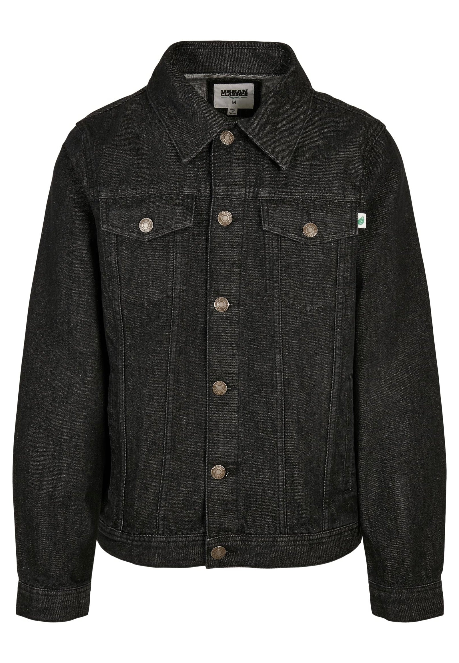 Urban Classics - Organic Basic Denim Black Washed - Jeans Jacket - Image 7