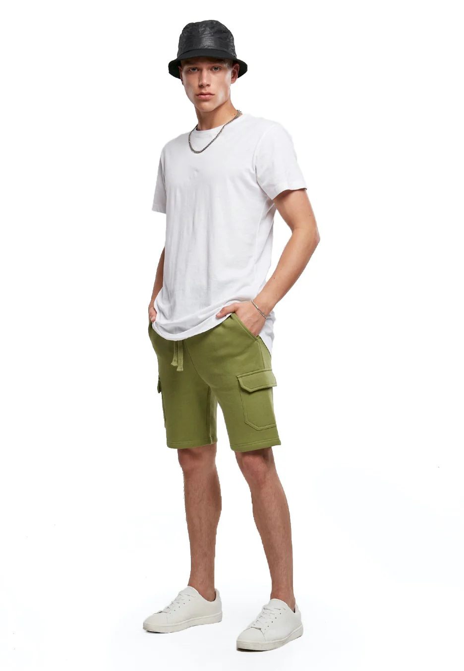 Urban Classics - Organic Cargo Newolive - Shorts - Image 4