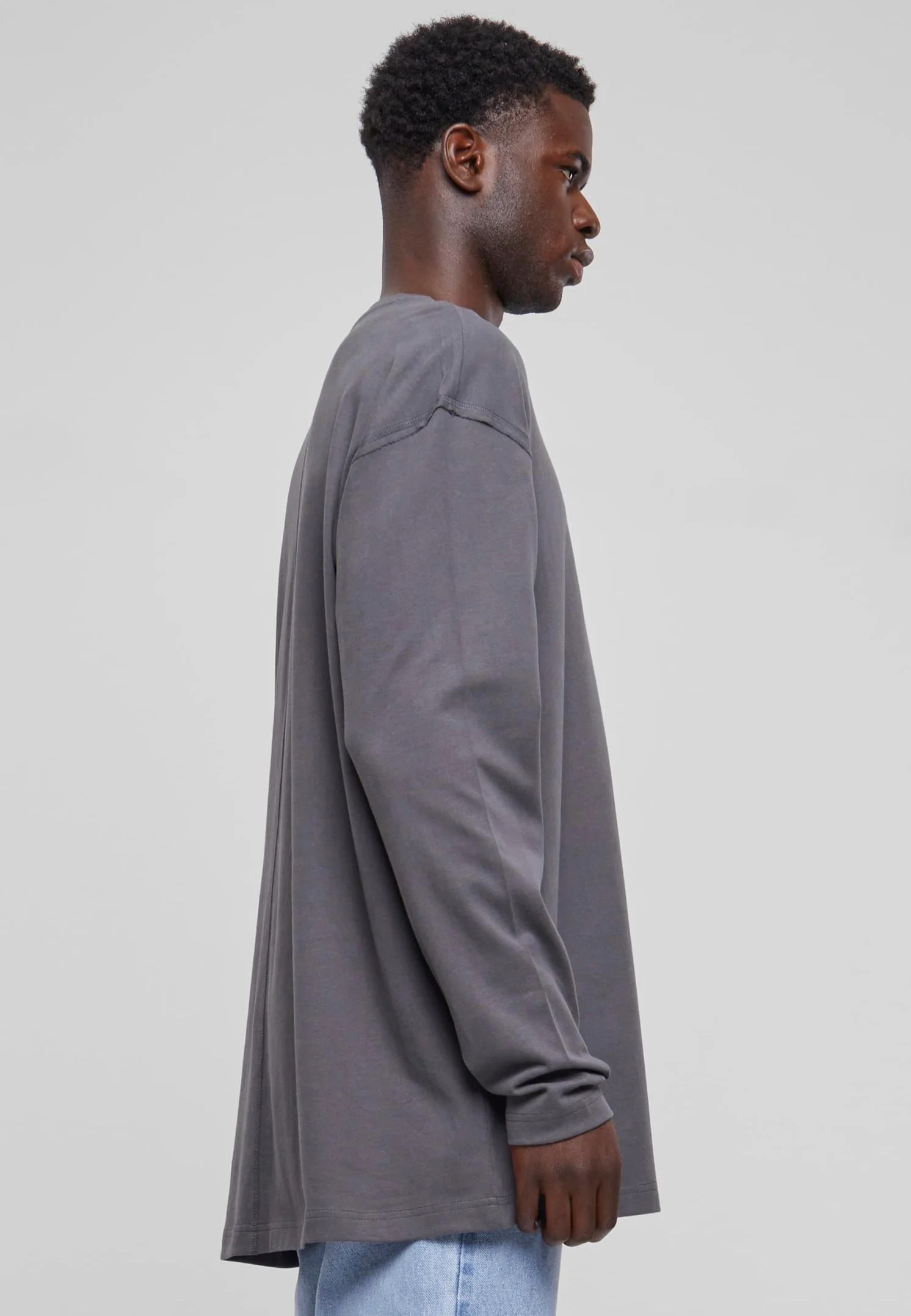 Urban Classics - Oversized Open Edge Darkshadow - Longsleeve - Image 3
