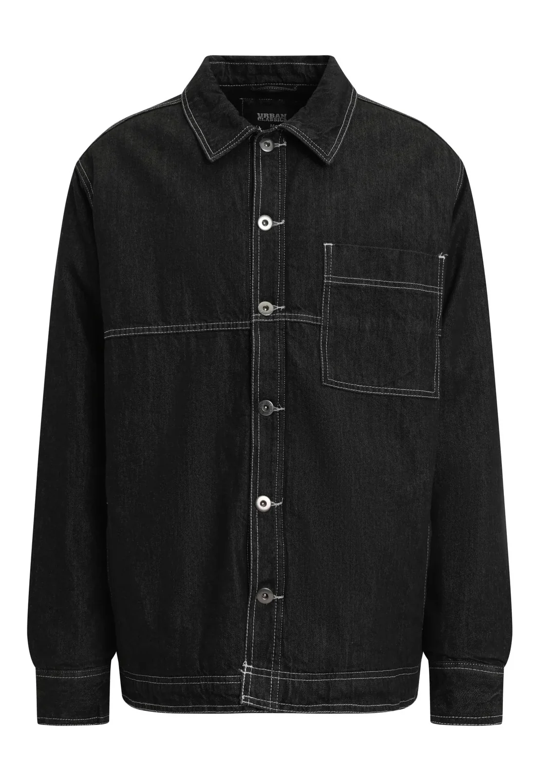 Urban Classics - Oversized Trucker Black Raw - Jacket - Image 6