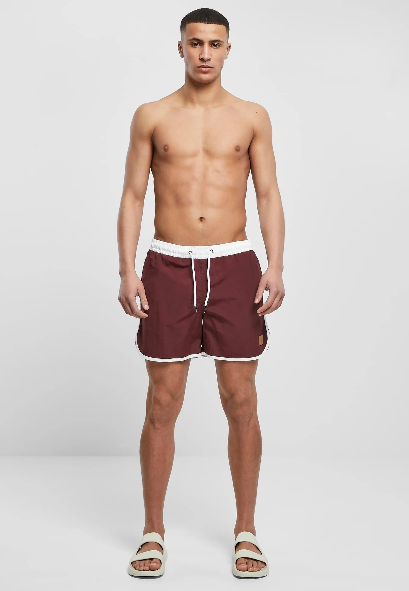 Urban Classics - Retro White/Cherry - Board Shorts - Image 2