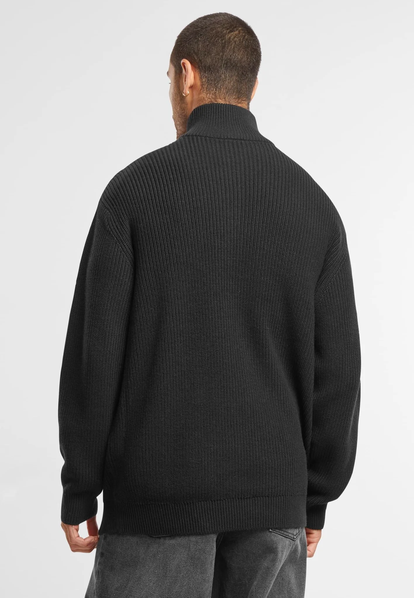 Urban Classics - Rib Basic Black - Pullover - Image 3