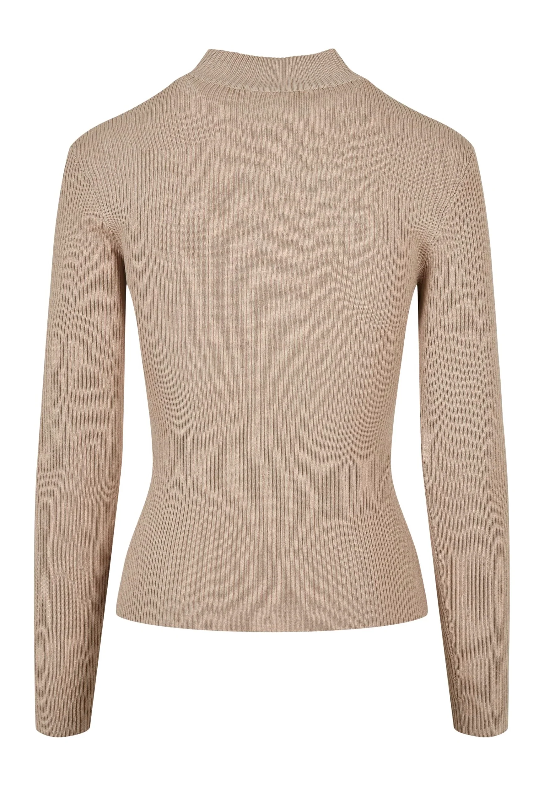 Urban Classics - Rib Knit Turtelneck Light Taupe - Pullover - Image 7