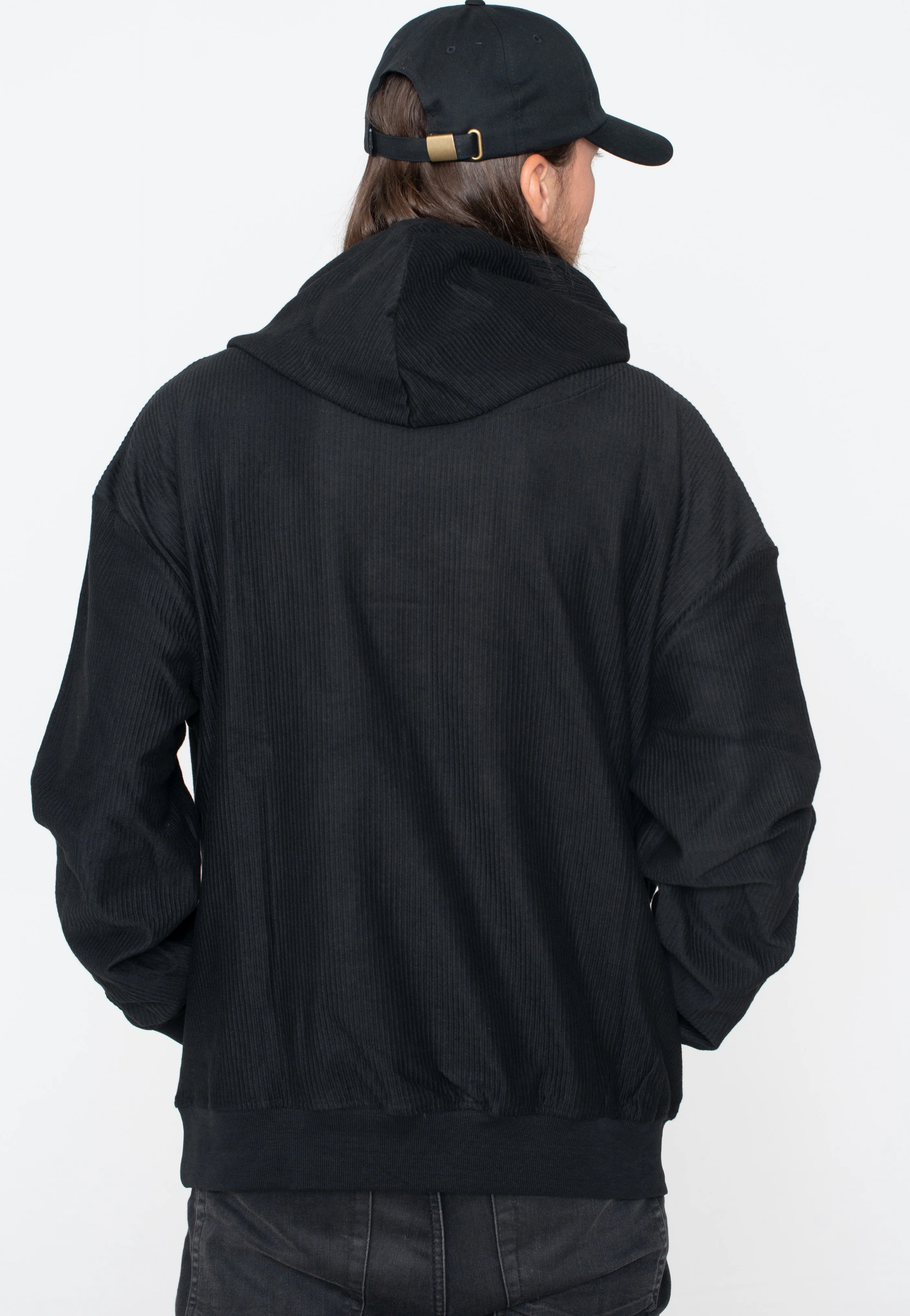 Urban Classics - Rib Terry Boxy Black - Hoodie - Image 3